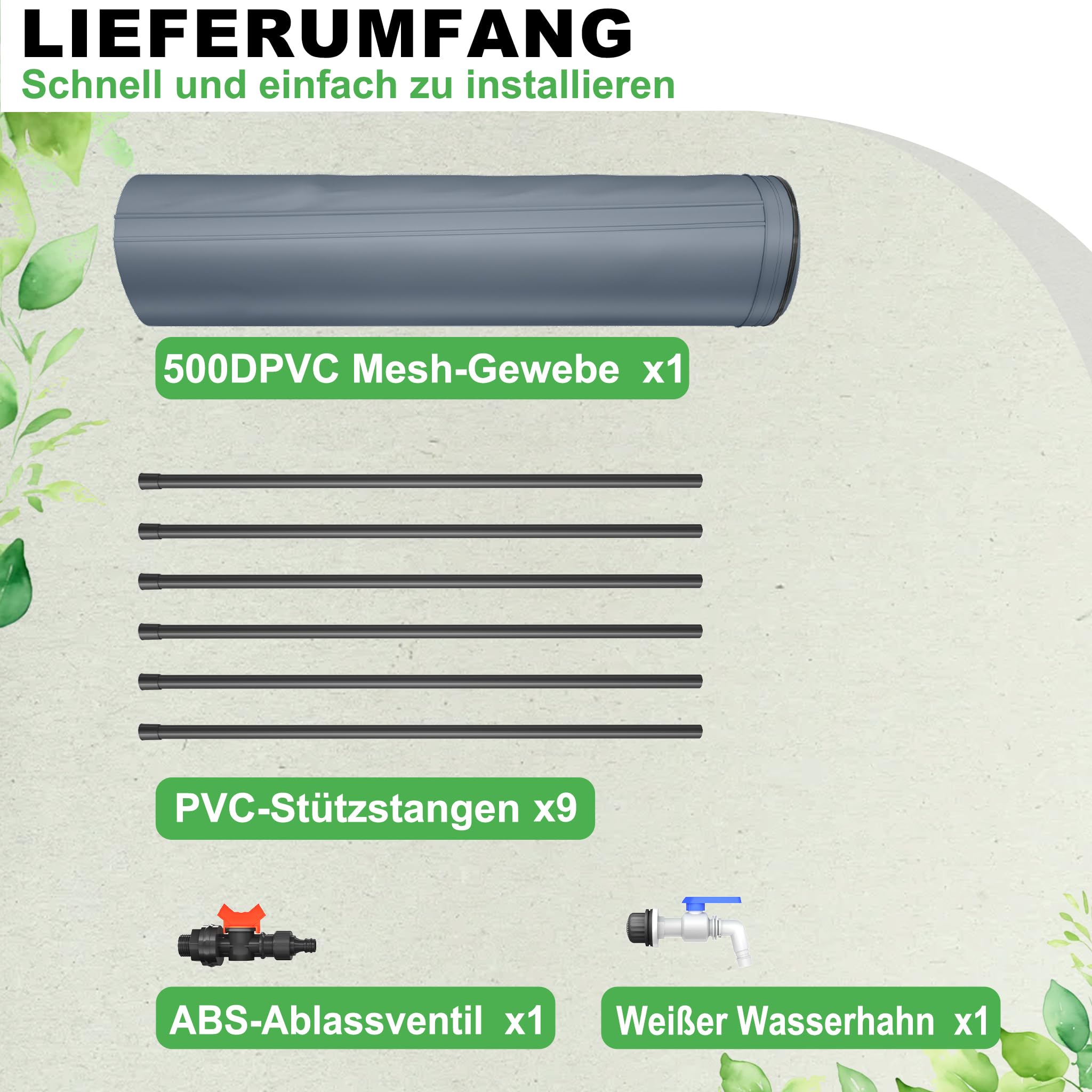 YRHome Serbatoio per acqua piovana pieghevole, 750 litri, resistente ai raggi UV e alle intemperie, con protezione da troppopieno e scala laterale, compatto per giardino, balcone, campeggio, antracite