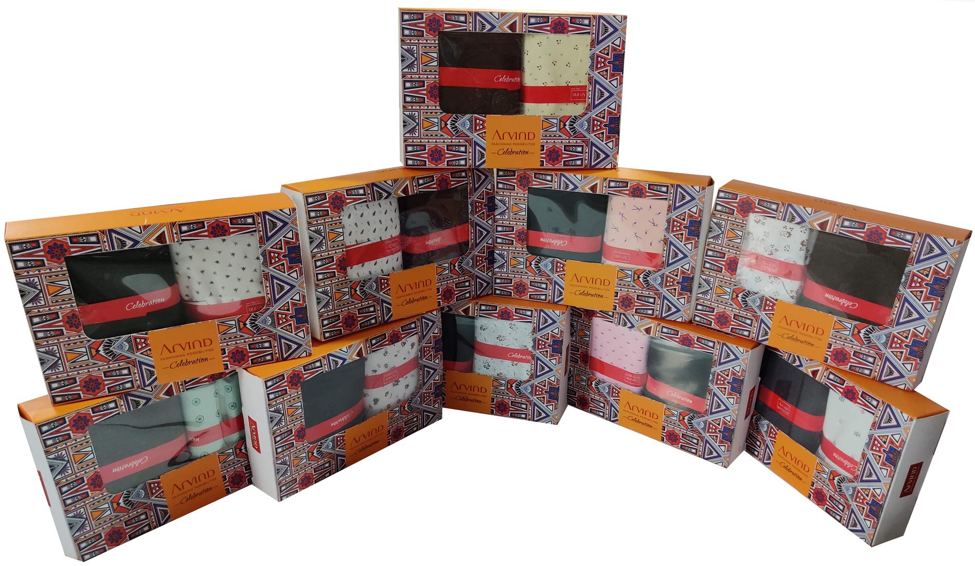 Men's Poly Cotton Shirt and Trouser Fabrics Unstitched Combo Set (Multicolour, Free Size) Set of 10-image-28
