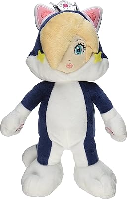Little Buddy Super Mario 3D World 9.5" Neko Cat Rosalina Stuffed Plush