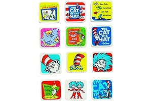 Raymond Geddes Dr. Seuss Character Erasers for Kids (Pack of 60)