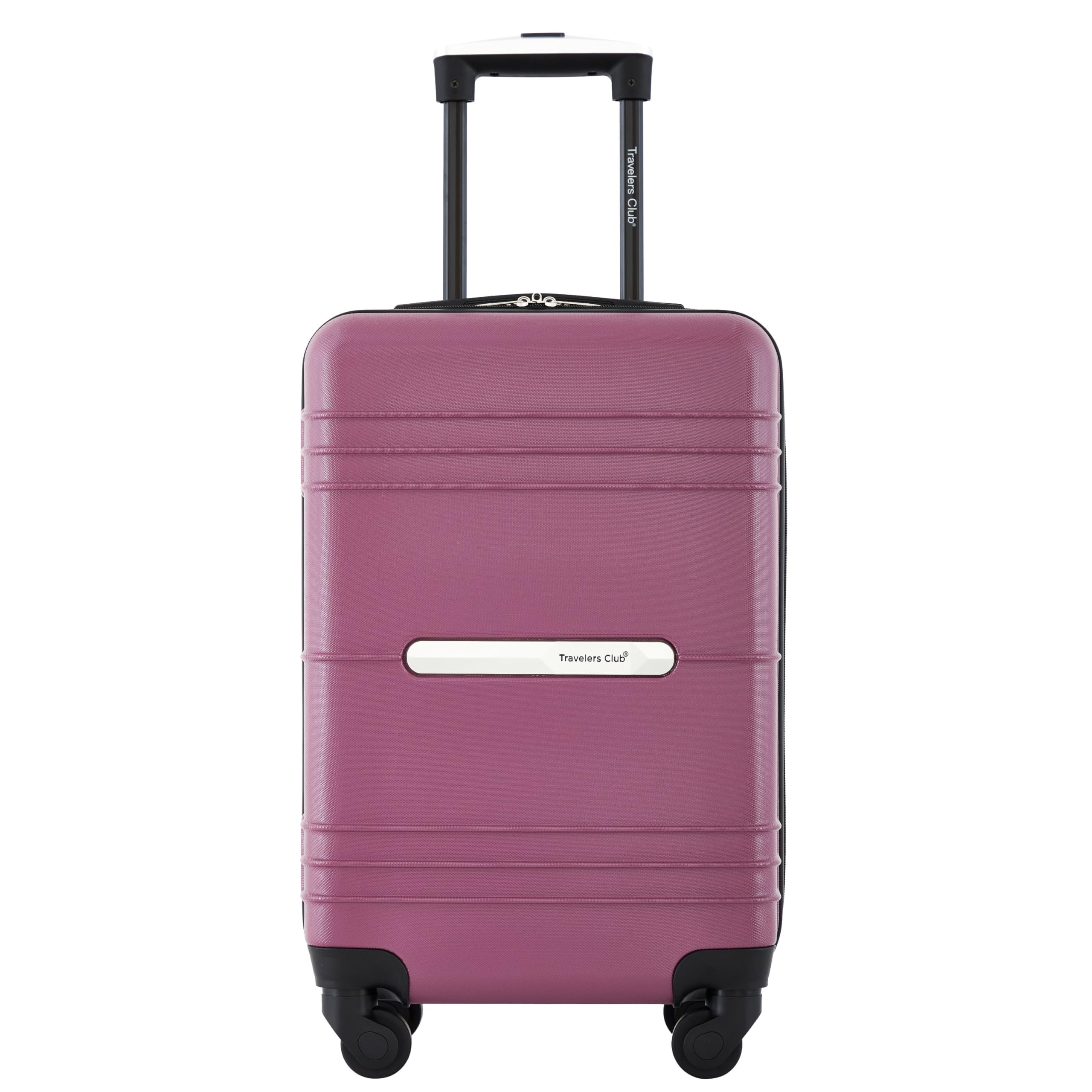 Travelers Club 22" Richmond Spinner Carry-On Luggage, Damson