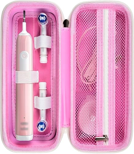 Funda de viaje para cepillo de dientes compatible con Oral-B Pro 1000, 2000, 3000, 3500, 1500 para cepillo de dientes eléctrico Philips Sonicare