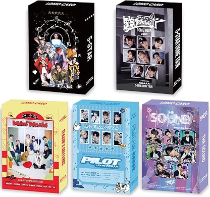 eTel Like 5 Pack/275 Pcs Stray Kids 5 Star Lomo Card Kpop Photocards Greeting Card with Postcards Box por Artista não identificado — capa do álbum