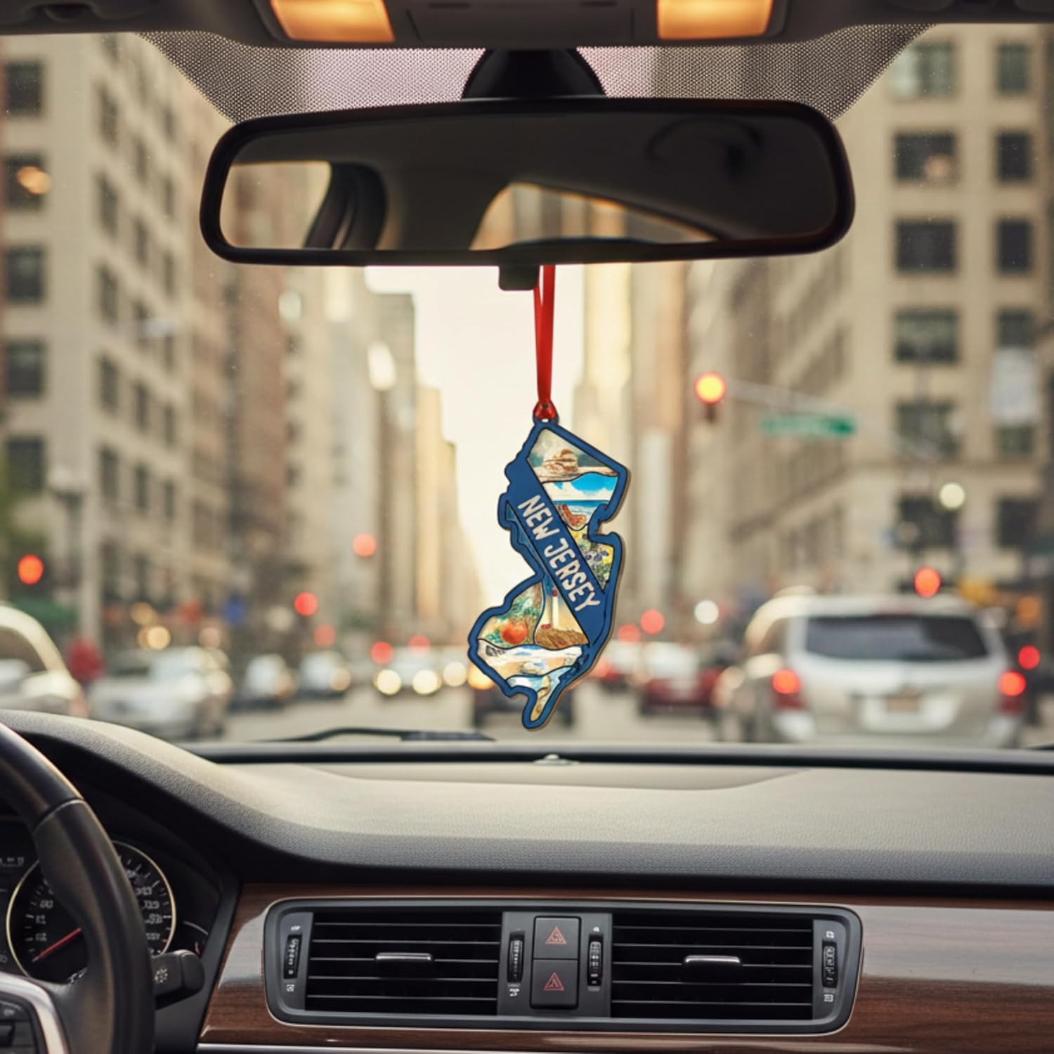 New Jersey Ornament, New Jersey Ornaments, Unique Ornament for Decoration, Home Decor Gifts, State Souvenir Decor, 3D Wooden Acrylic Cut Birthday Gift for Men Women Family Friends - Image 5