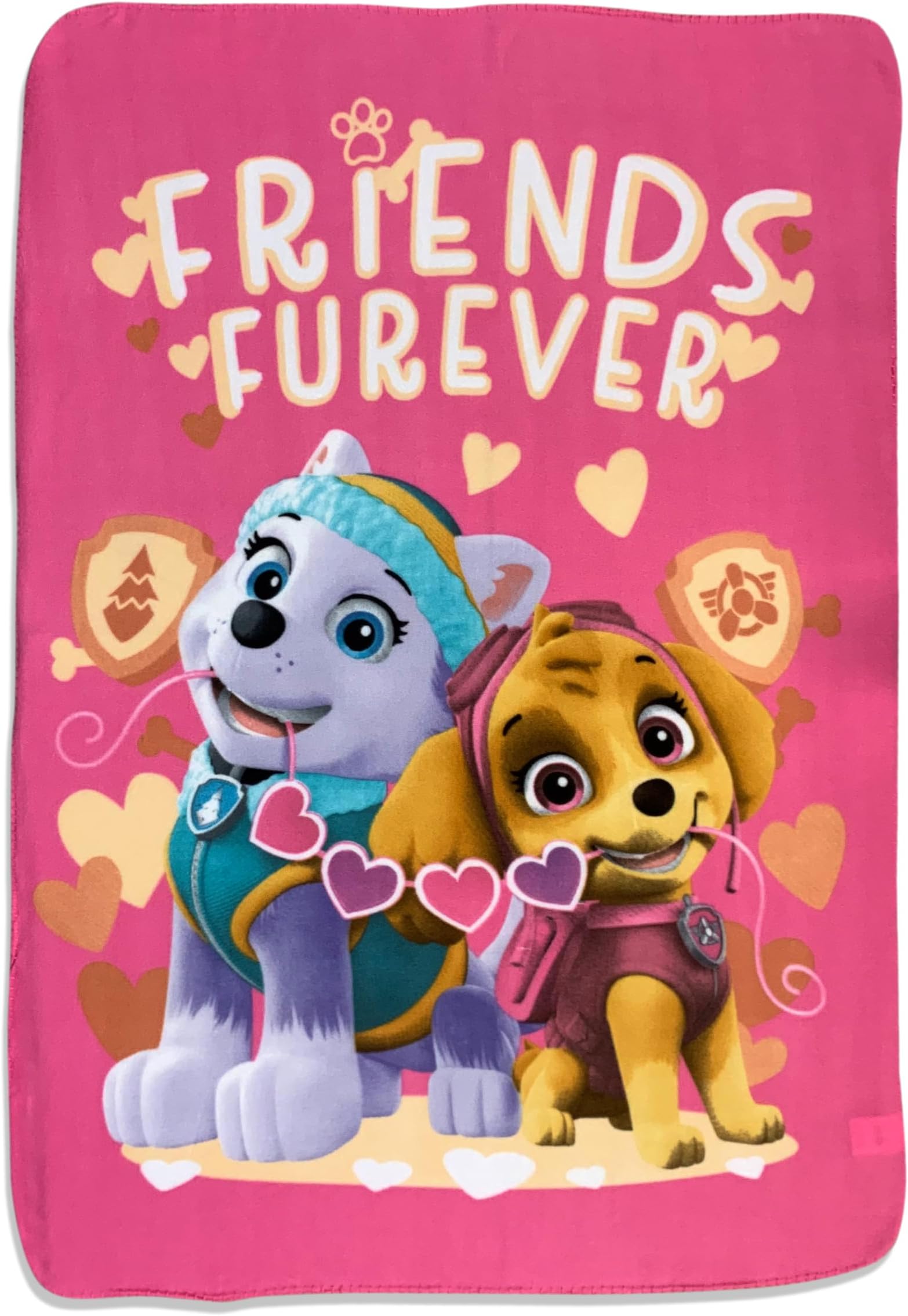 Paw Patrol Überwurfdecke Für Kinder – Mit Chase, Marshall, Rubble, 120 X 140 Cm, Weich Und Waschbar