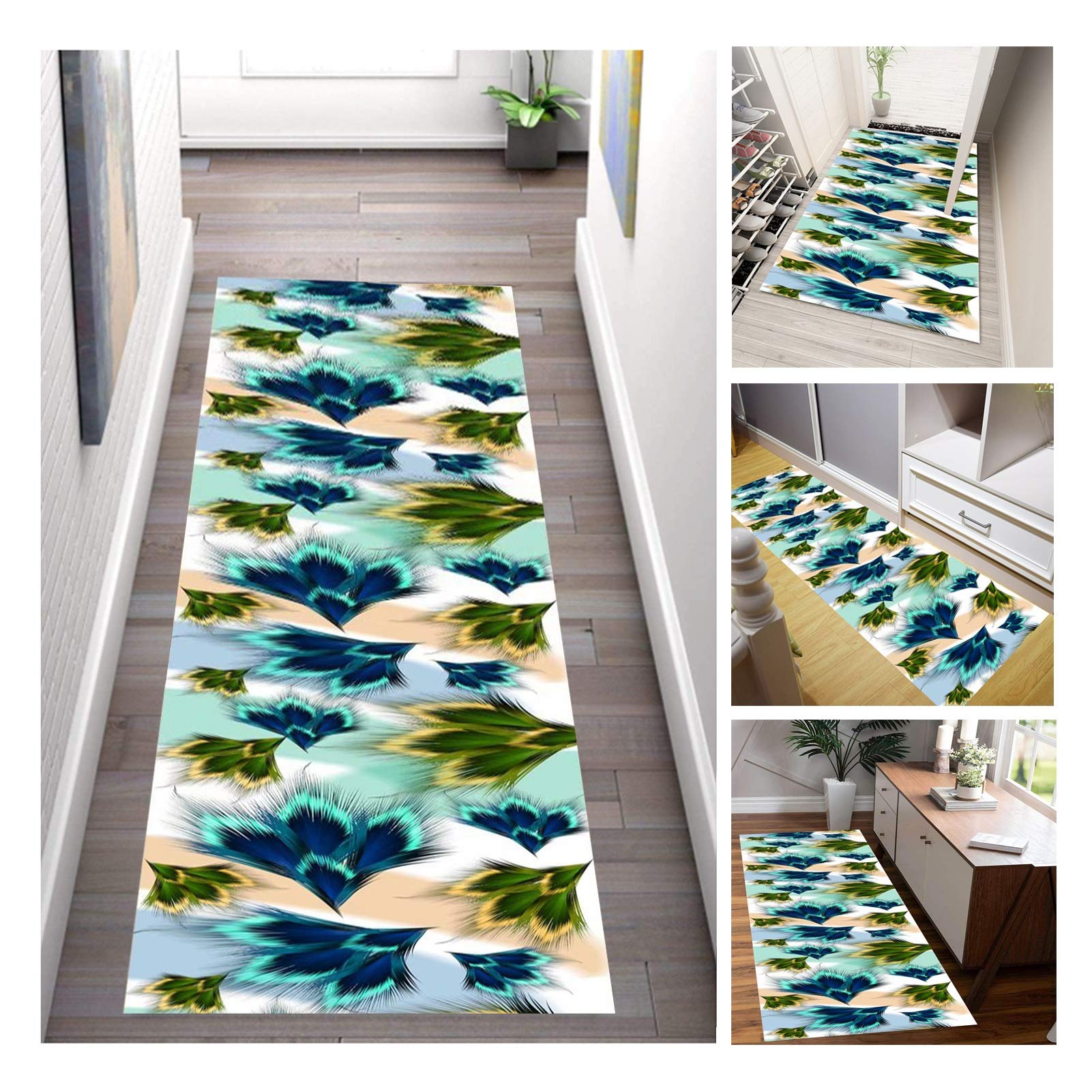 Tapis longue surface antidérapant et mince pour cuisine