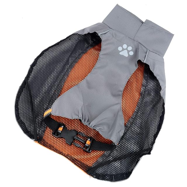 Foto 3 de 8 de Ranphy Impermeable para Perros Tiras Reflectivas Chubasquero Transpirable Ropa Seguras Jacket Abrigo Chaqueta…