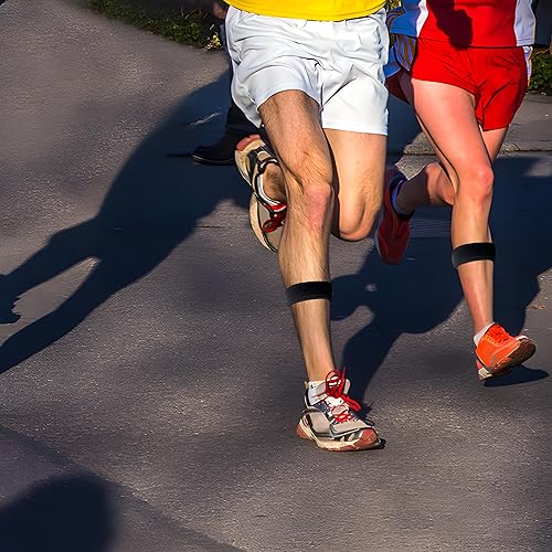 Miniatura 3 de Banda elástica de compresión para la parte inferior de la pierna, protector de férula de espinilla para hombres y mujeres, férula para estabilizar