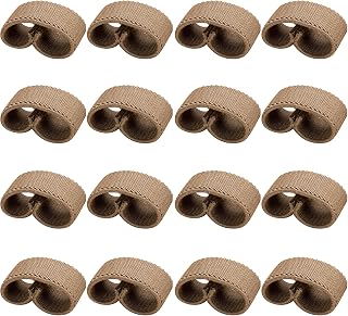 16PCS Elastic Belt Retainer, Belt Ring for Men&Women,Belt Loop Keeper for 1.5" Wide Belt, Backpack Sling Retainer - Swicado