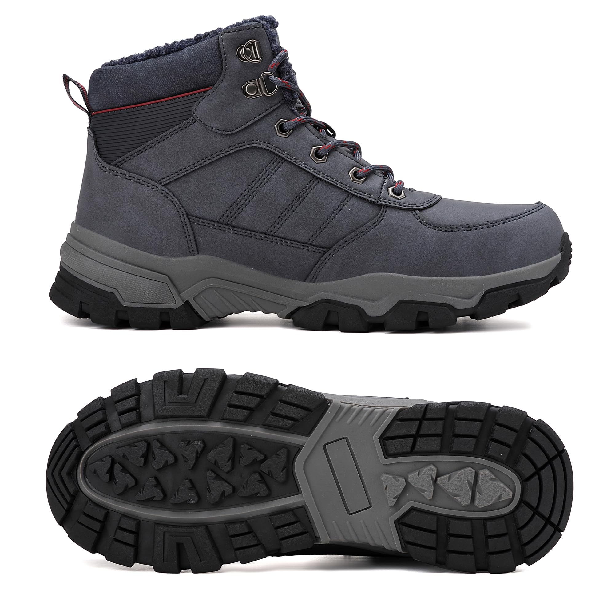 ARRIGO BELLO Stivali Uomo Invernali Scarpe Invernale Scarponcini Neve Stivaletti Antiskid Caldo Trekking Montagna Boots Taglia 41-46