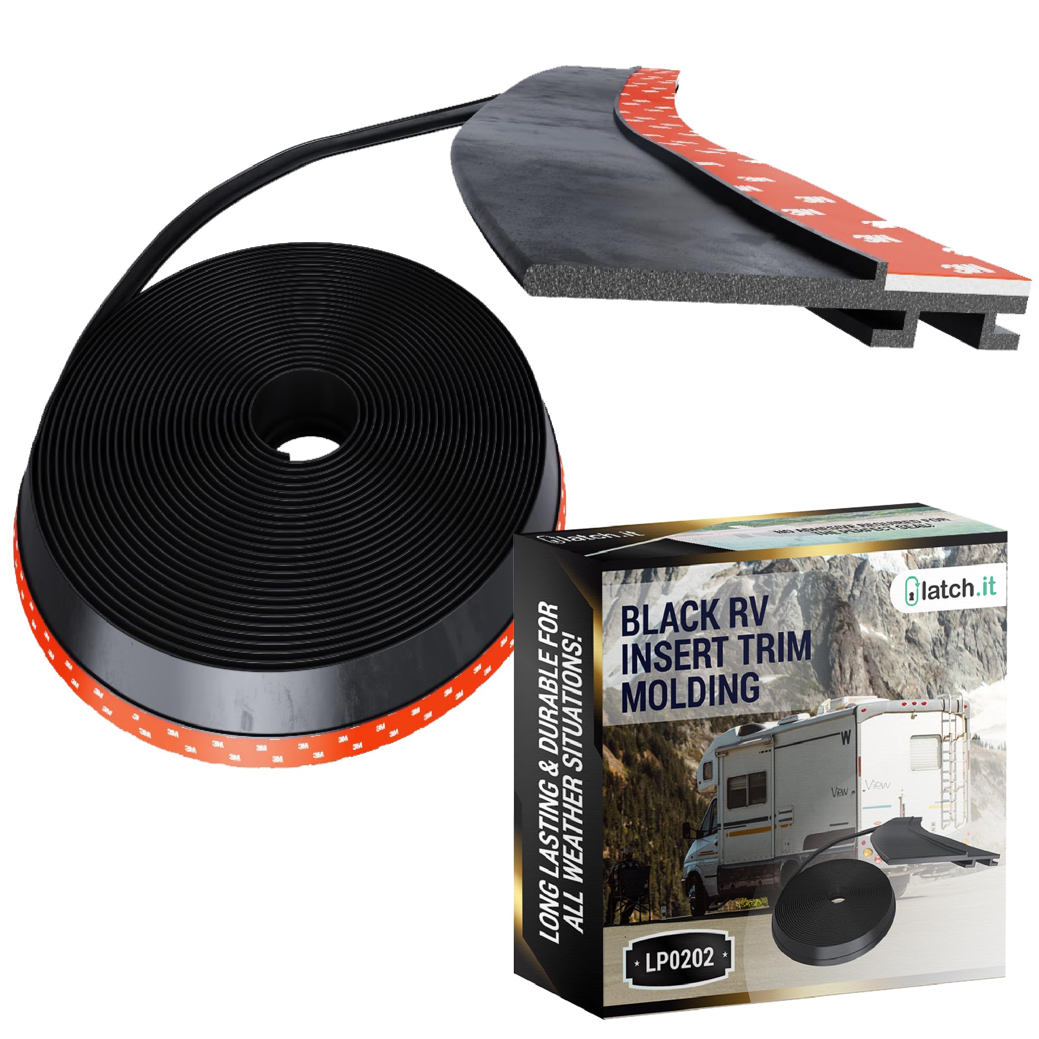 Amazon.com: LATCH.IT RV Trim Molding | 35FT RV Slide Seal ...