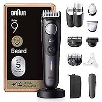 Braun Regolabarba Uomo Serie 9, +14 Strumenti Da Barbiere