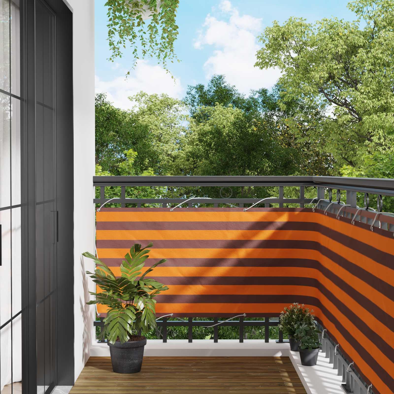 Écran de balcon anti-UV et imperméable pour une protection totale