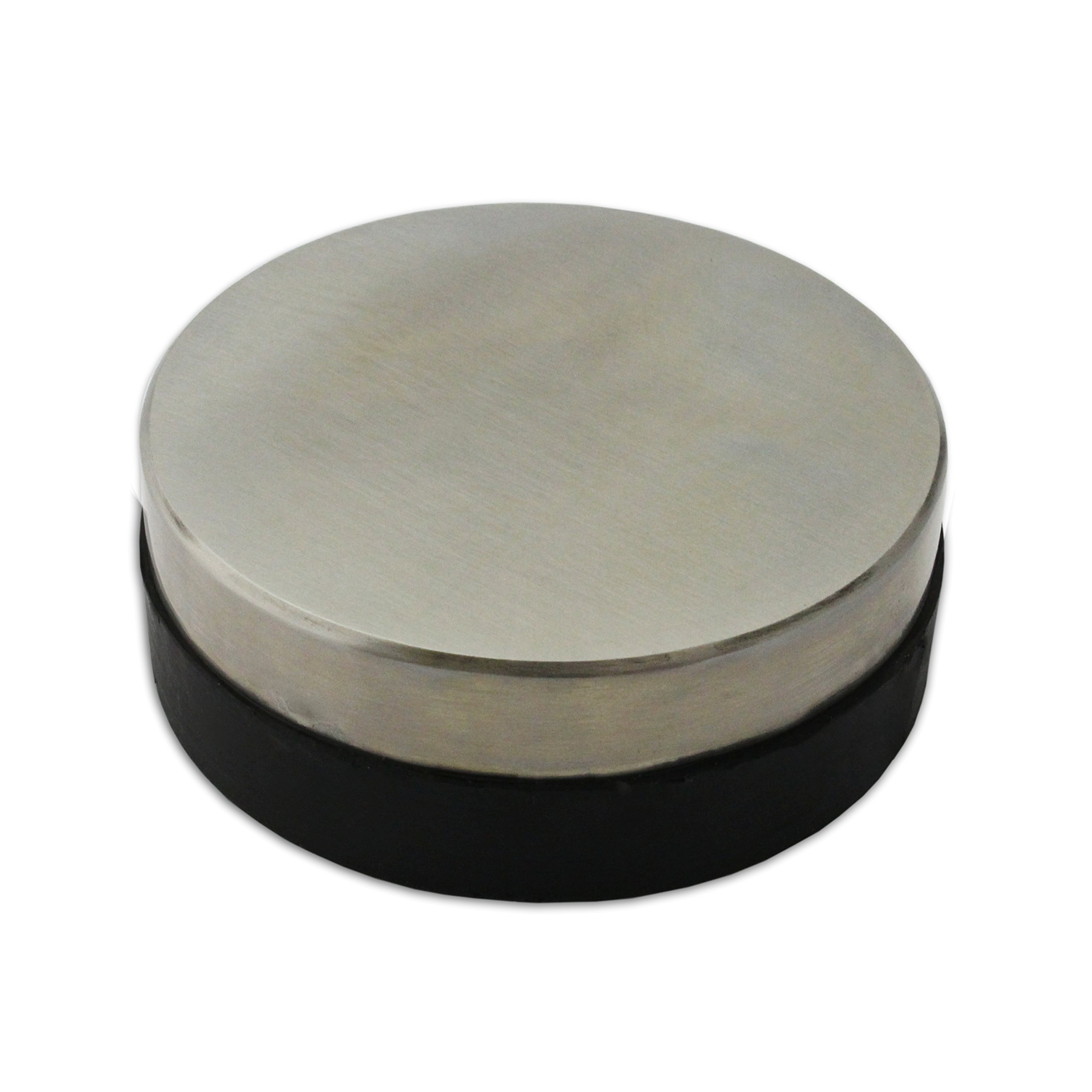 Jewellers Tools Round Steel & Rubber Dapping Block (75 X 75 X 25Mm) : Doming Bench Anvil Craft Tool (555)