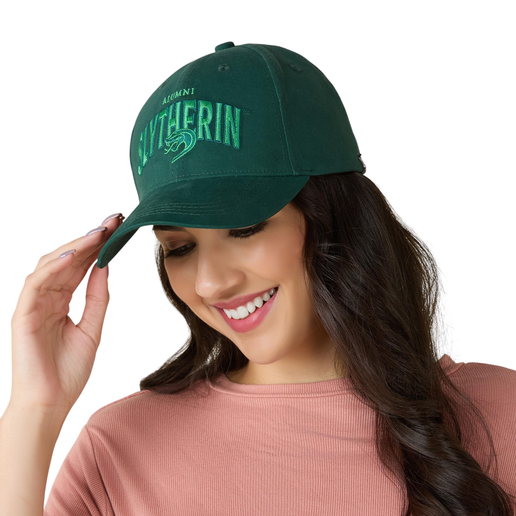 Harry Potter Women's Baseball Cap - Green | Hogwarts-Inspired Hat-image-46
