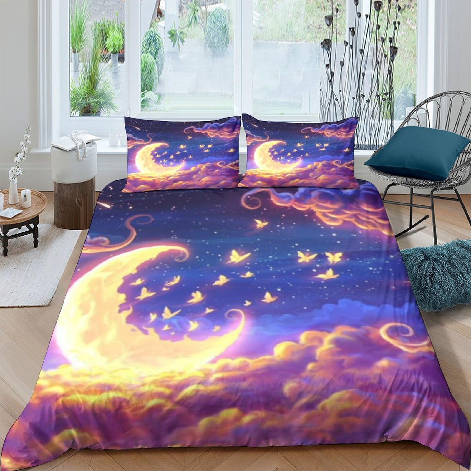 Housse de couette ciencia ficción fermeture éclair 140x200