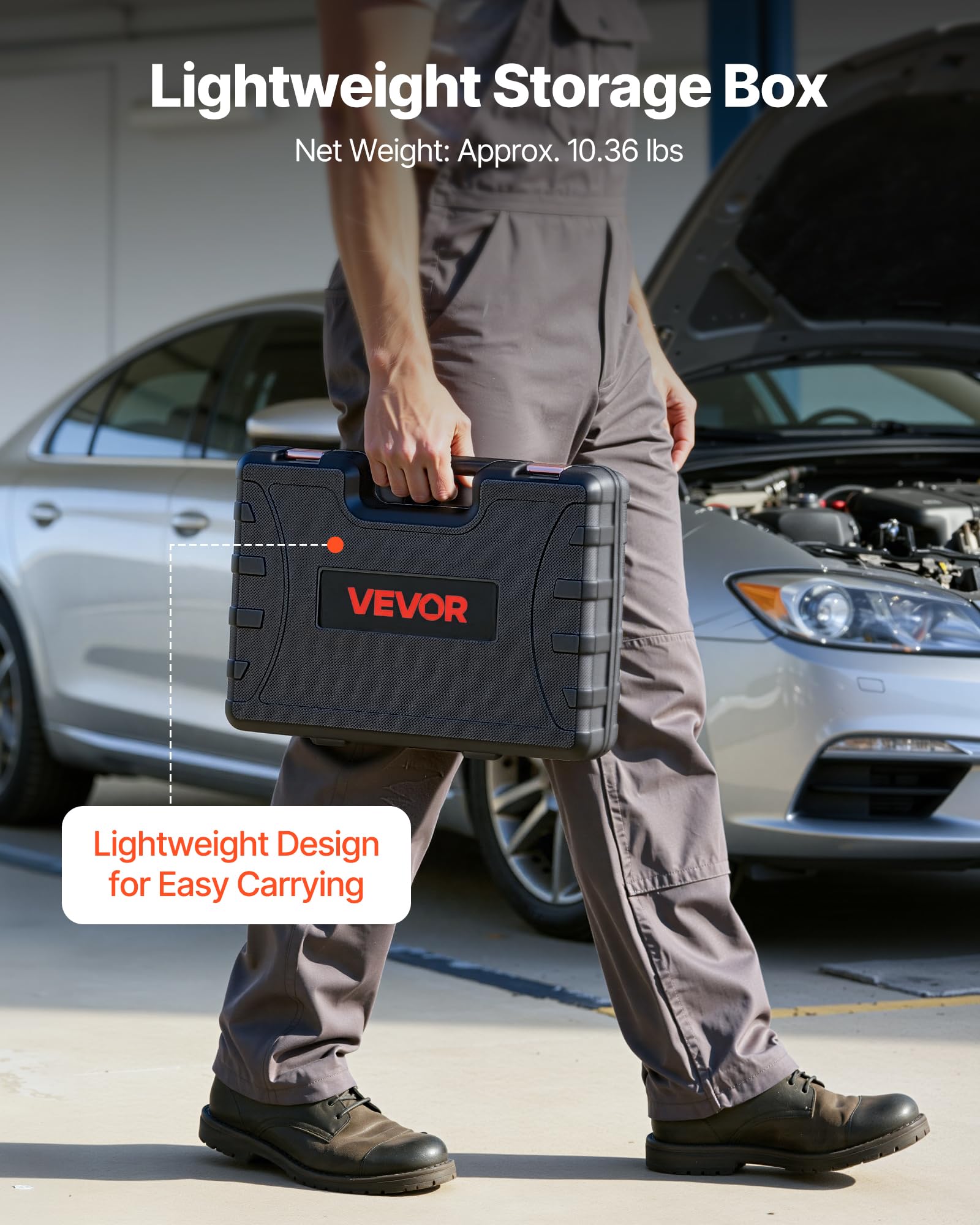 VEVOR Kit de Prueba de Compresión de Cilindros de Motor, Manómetro de Presión de 0-700 PSI y Manómetro de Fugas de 0-100 PSI, Comprobador de Fugas de Cilindros con 4 Adaptadores para Automóviles