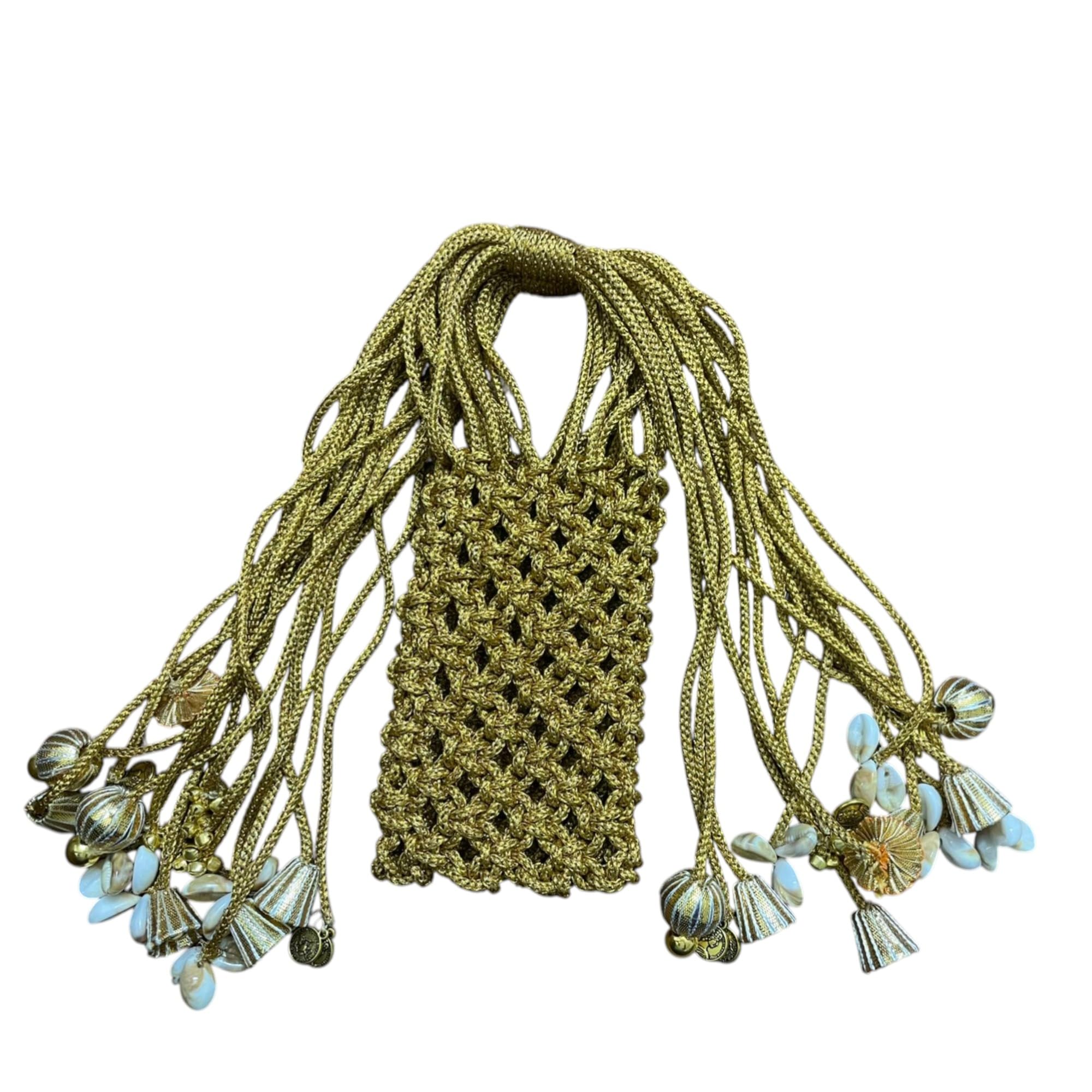Handcrafted Pearl Potli Bag for Women – Elegant Beaded Drawstring Mini Handbag for Weddings, Festive (1pcs,GOLDEN)-image-48