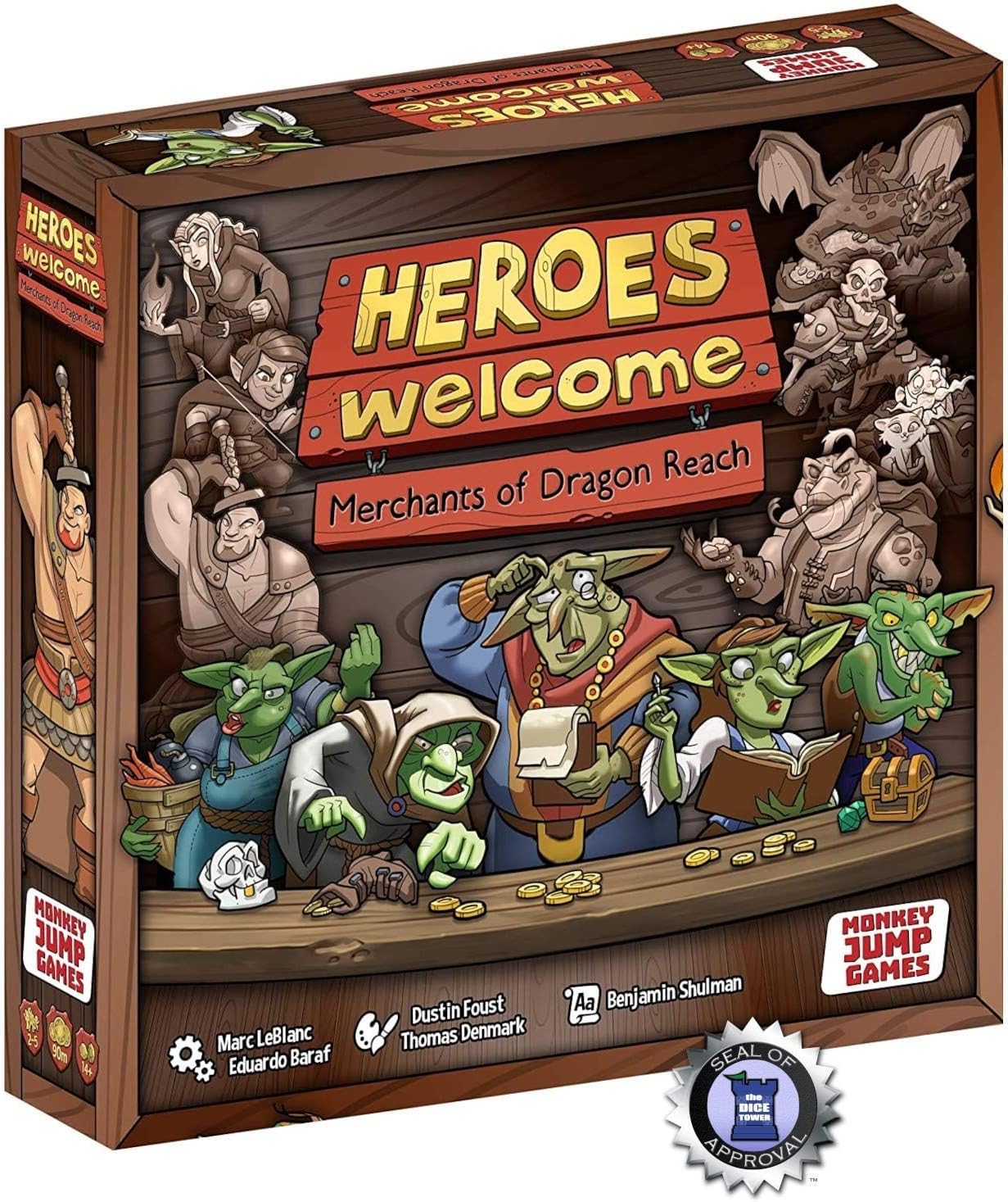 Pencil First Games Heroes Welcome Board Game – an Economic Game of Running a Shop for The Heroes and Monsters by Pencil First Games for 2-5 Players