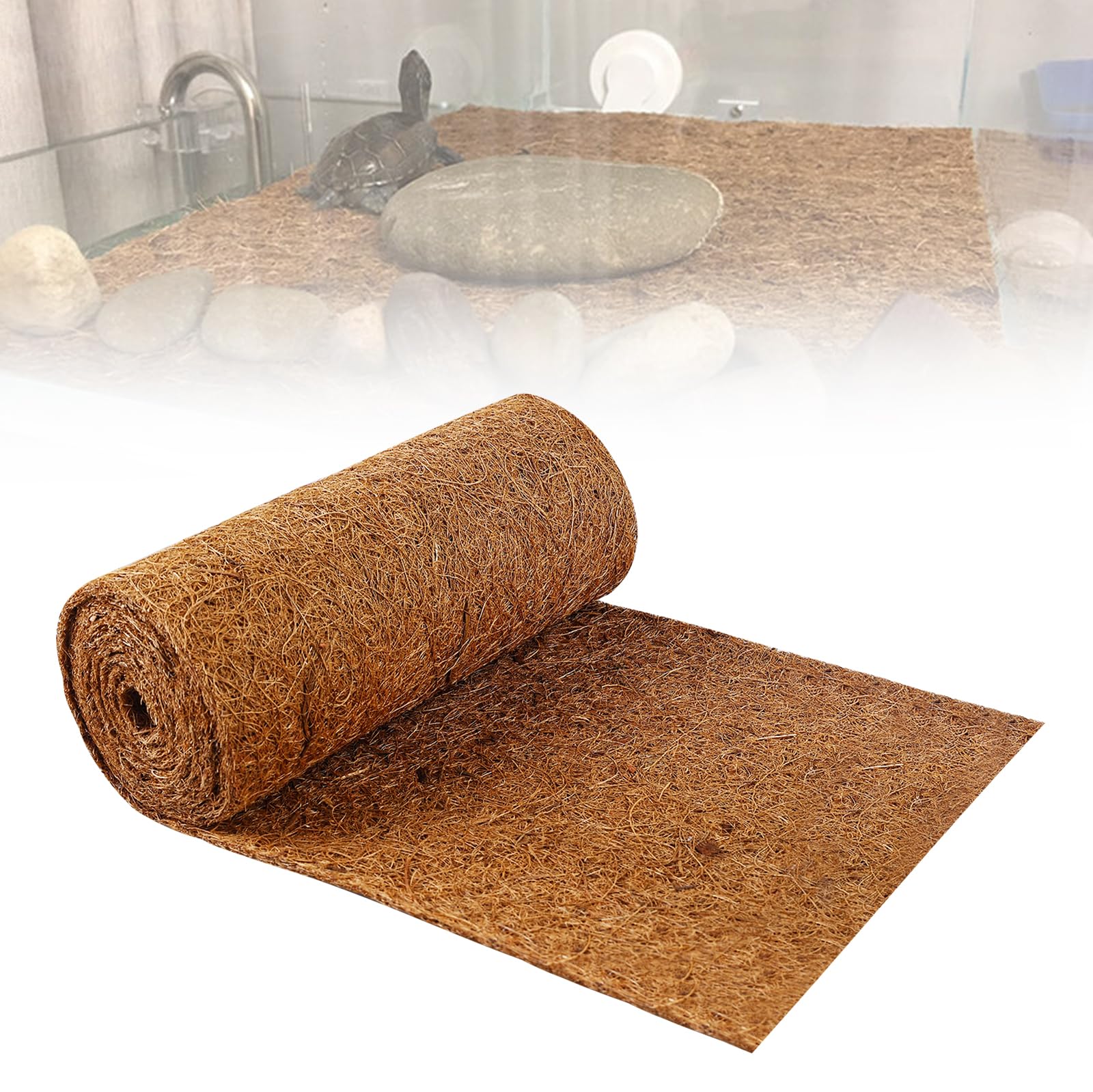 Tapis en noix de coco 40x200 cm protection contre le gel froid 100% fibres de coco