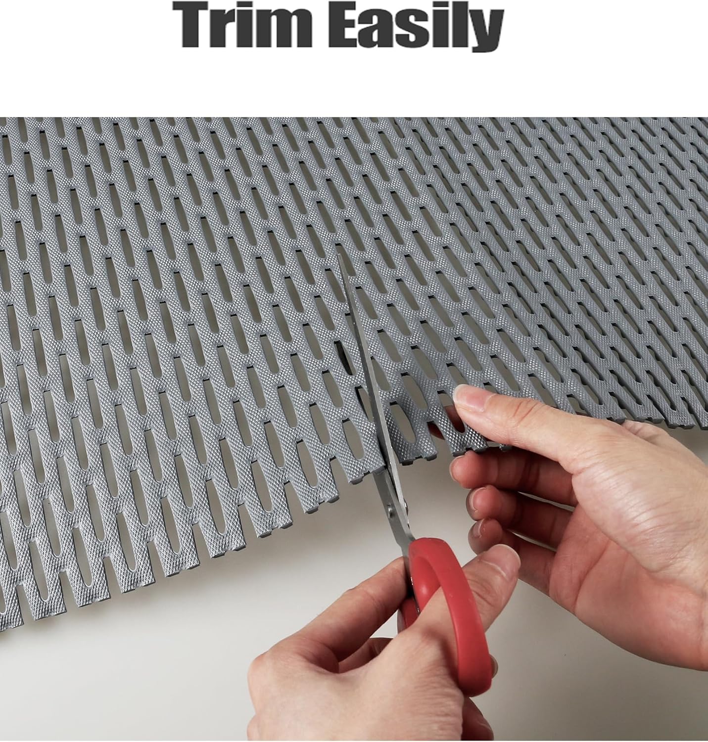 Large Anti Slip Shower Mat - Yonala 39.4" x 31.5" Non Slip Shower Mat for Inside Shower, Trimmable PVC Shower Floor Mat for Shower Stall, Bathroom, Tub, Quick Drying Matt - Image 5