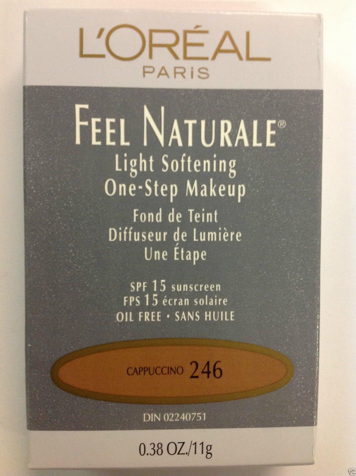L'oreal Feel Naturale Light Softening One Step Makeup Cappuccino #246 .