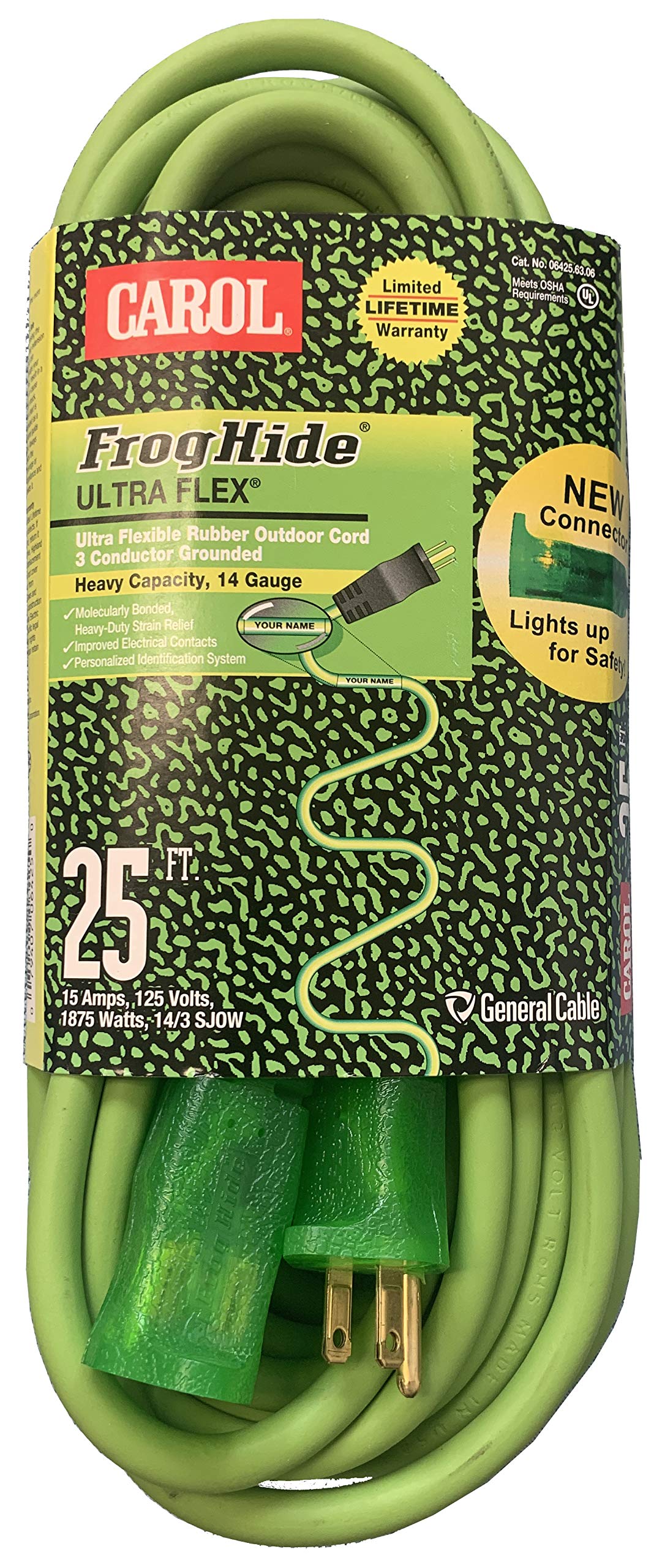 Buy Ultra Flex Lighted Extension Cord, Outdoor, 14 AWG, 3Conductor