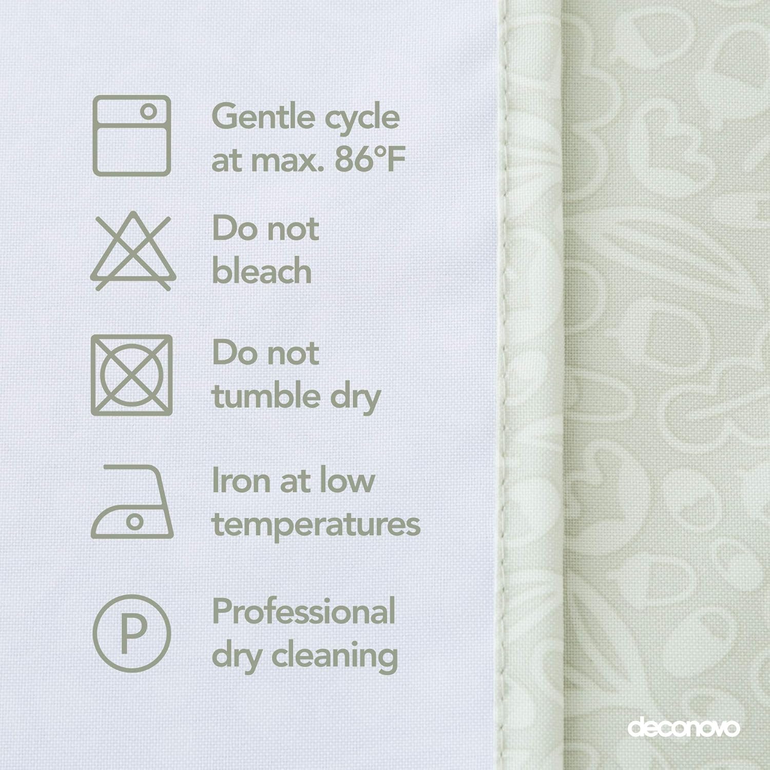 Hоlіdау Dеаlѕ 🛒 Deconovo Designer Series Oxford Tablecloth Leaf Print Rectangle Water Resistant Table Cloth for Party 54x84 Inch Gray