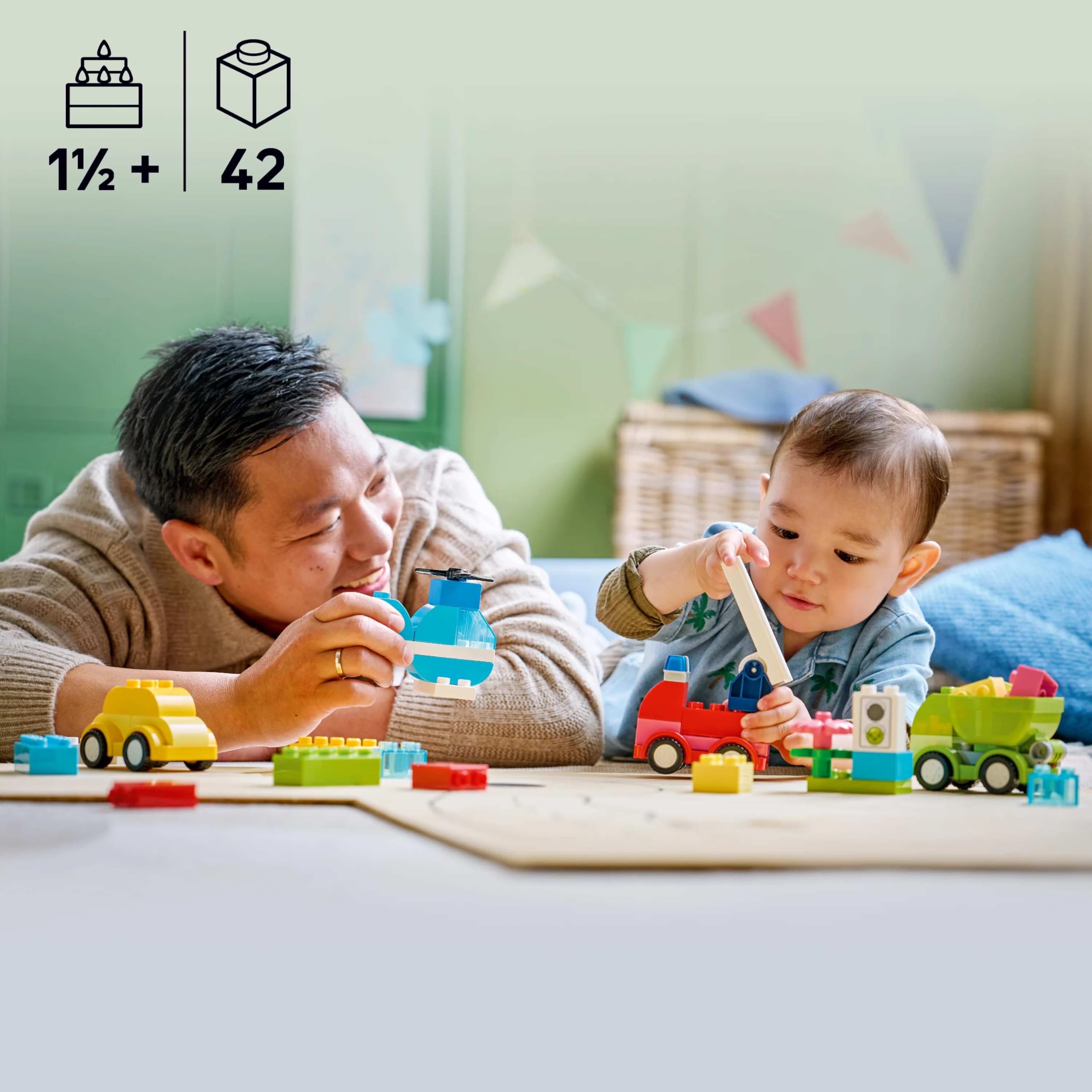 LEGO DUPLO My First Creative Vehicles Learning Toy with Lots of Building Options - 10474 — Amazon image 3