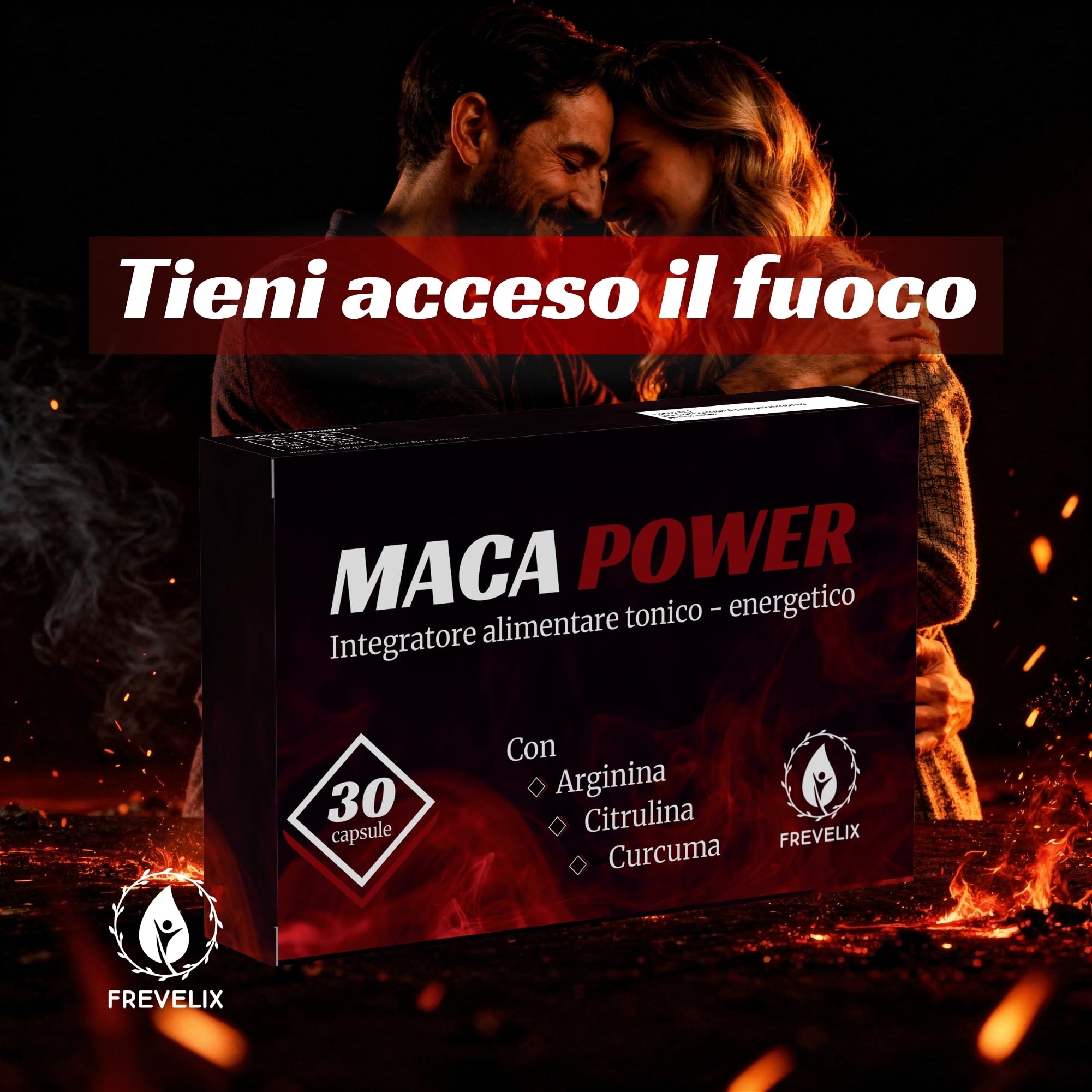 Integratori Sessuali per Uomo 30 Capsule - Complex Originale con Maca Peruviana, L Arginina, L Citrullina e Curcuma