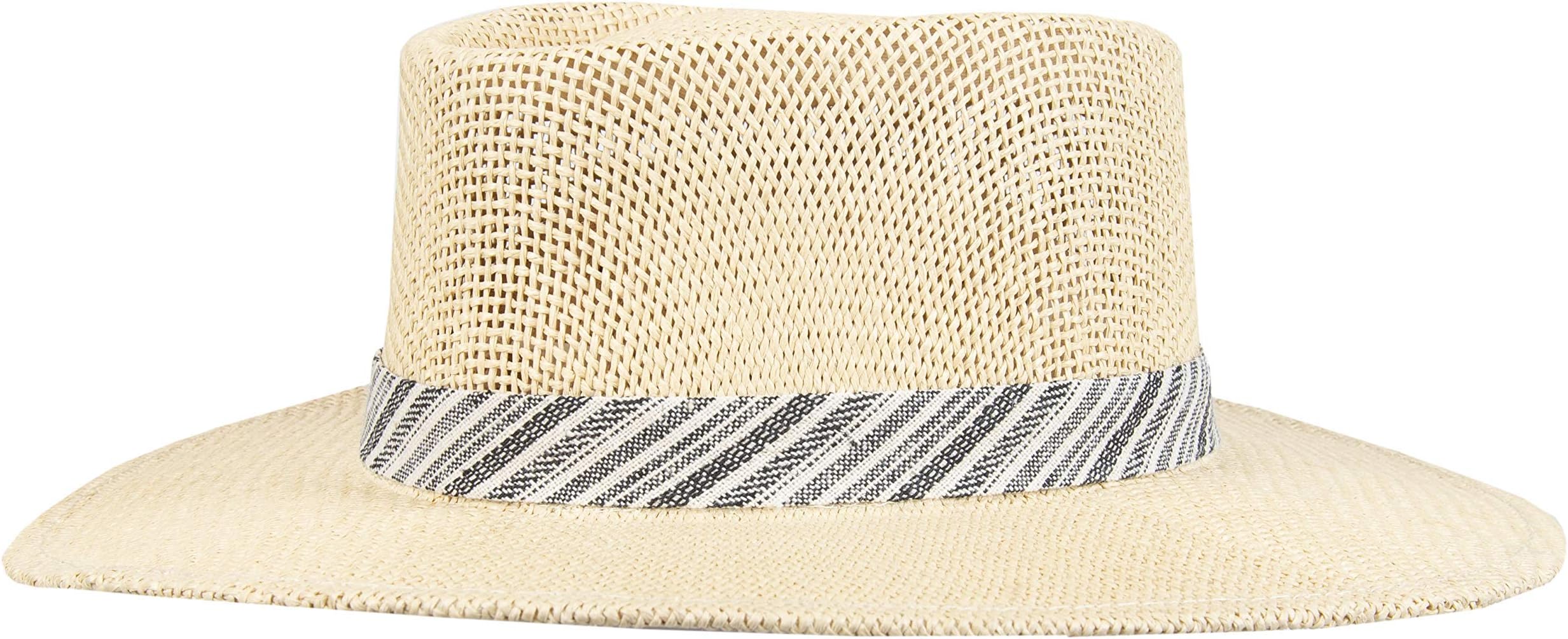 DOCKERSMen's Straw Fedora and Panama Hat