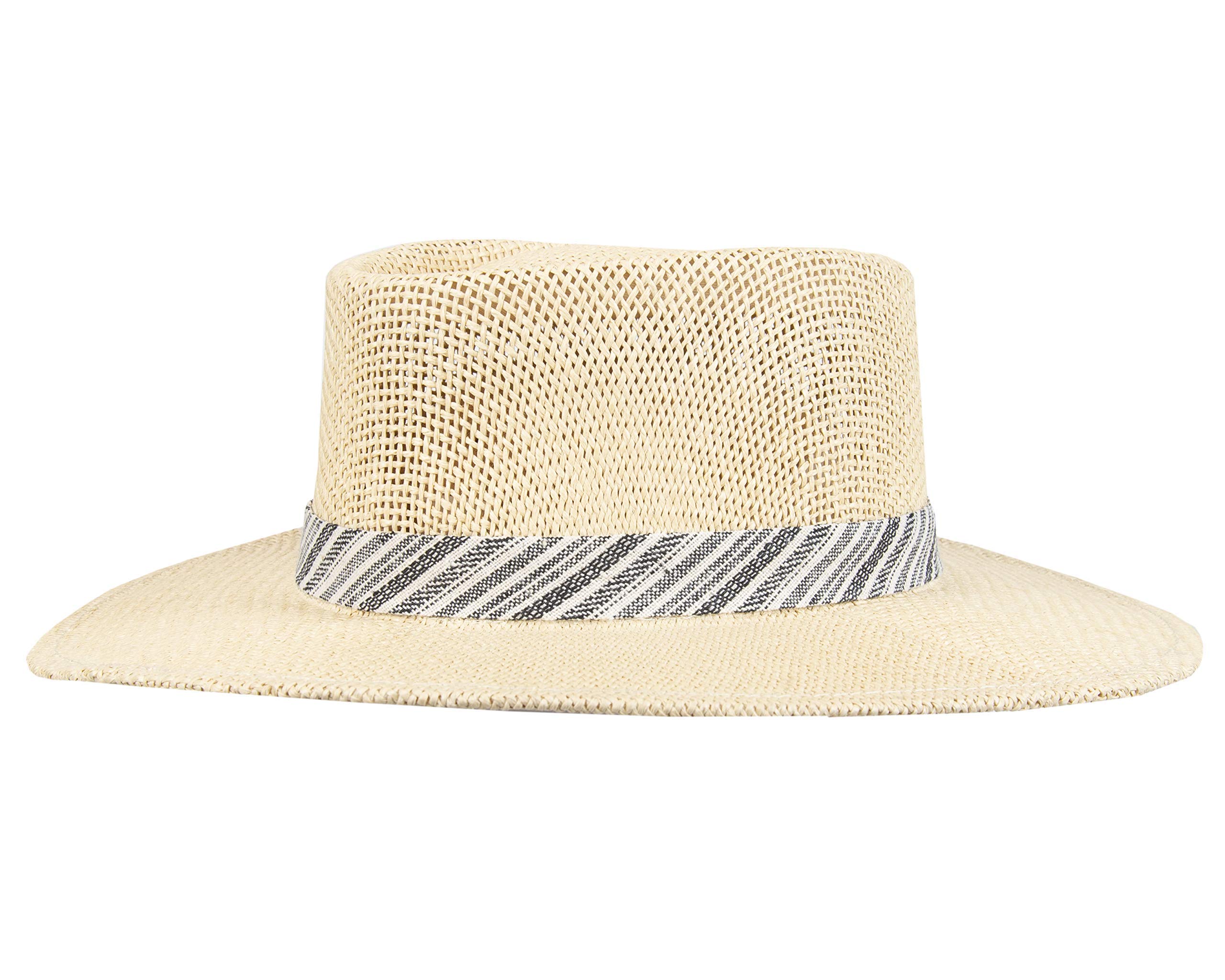 DOCKERSMen's Straw Fedora and Panama Hat