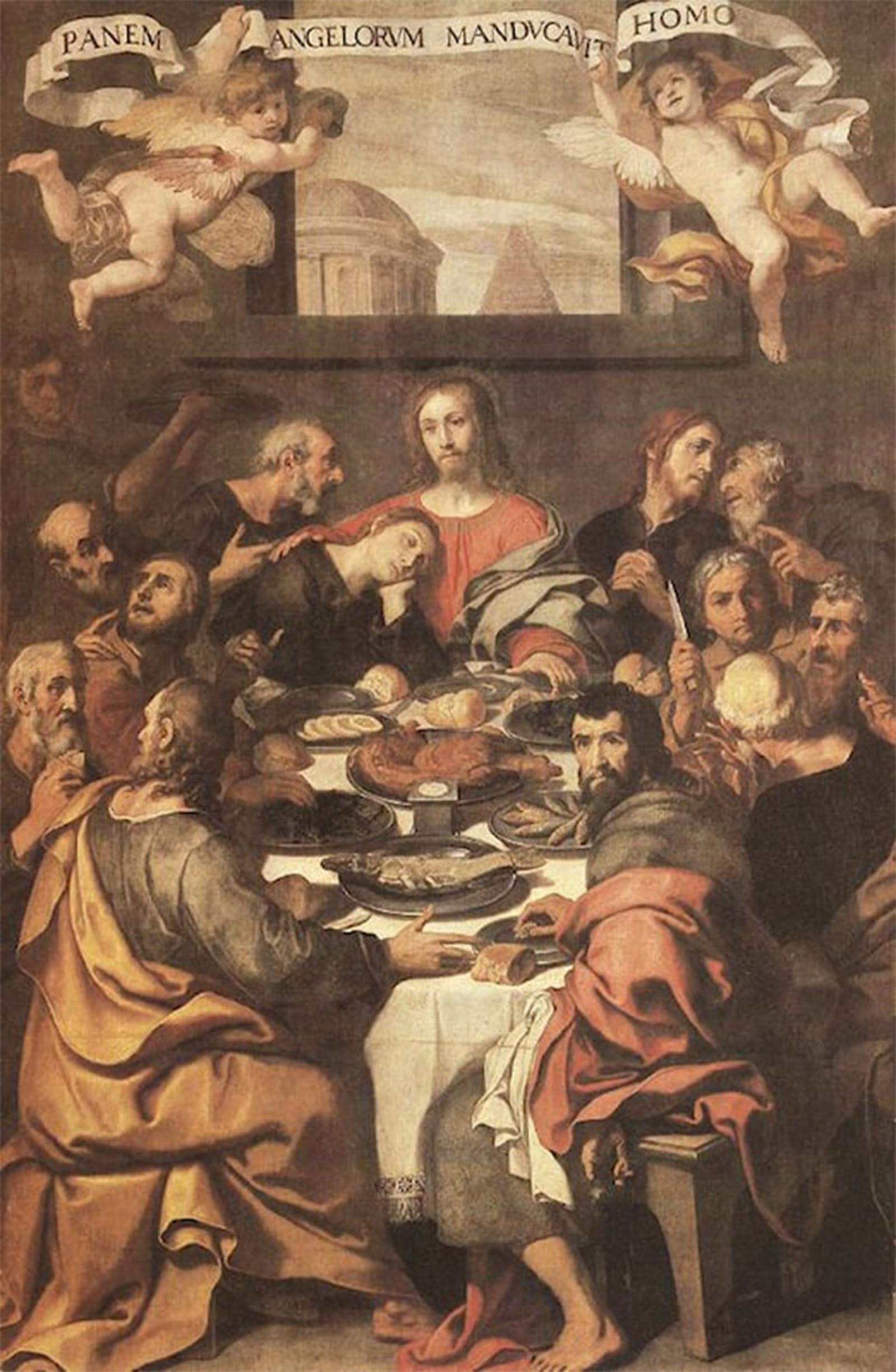 SERENDIPITP Aesthetic Poster Photo Wall Print Retro Picture The Last Supper Daniele Crespi Modern Wall Artwork for Home Decor 60x90cm