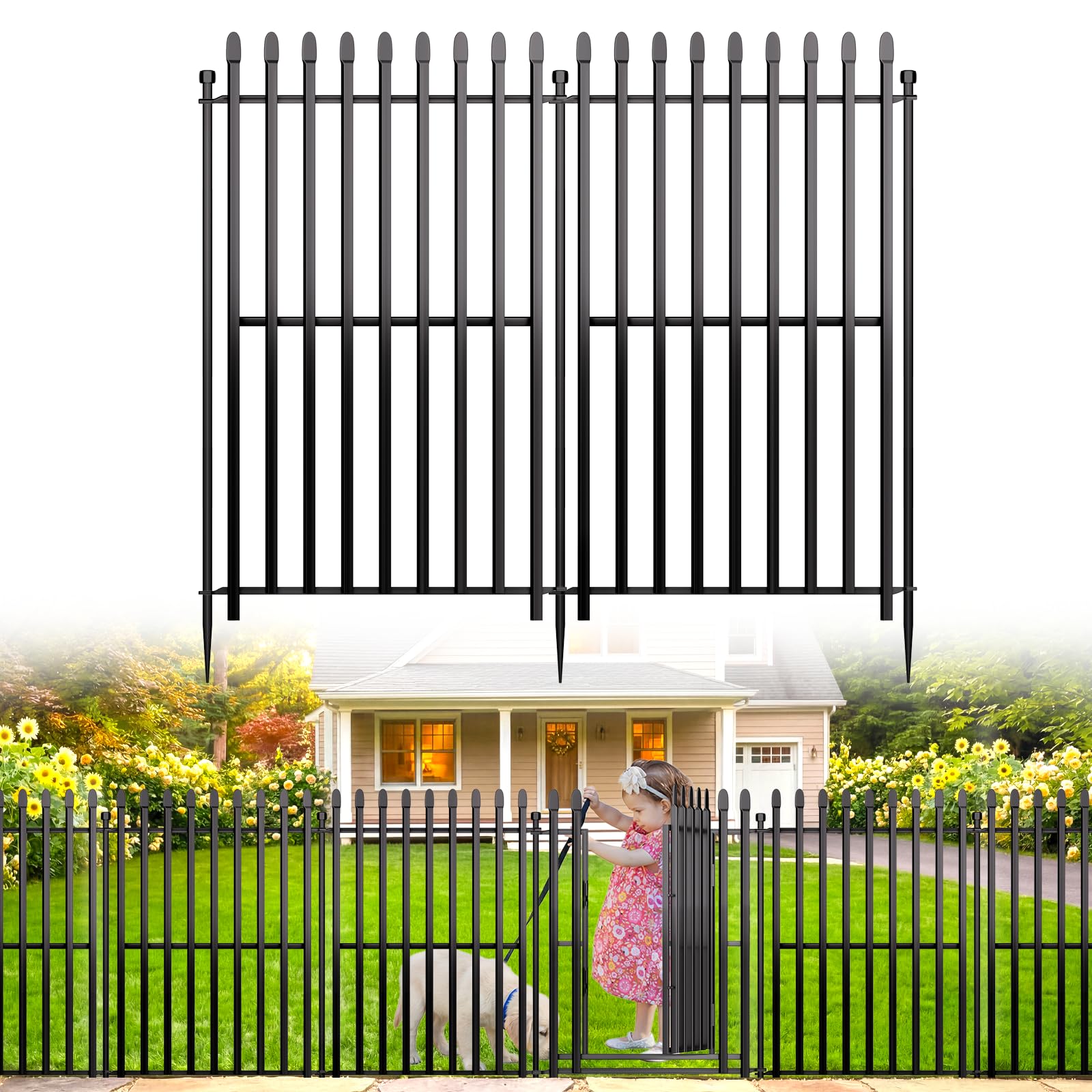 MIWEVRO Decorative Garden Fence