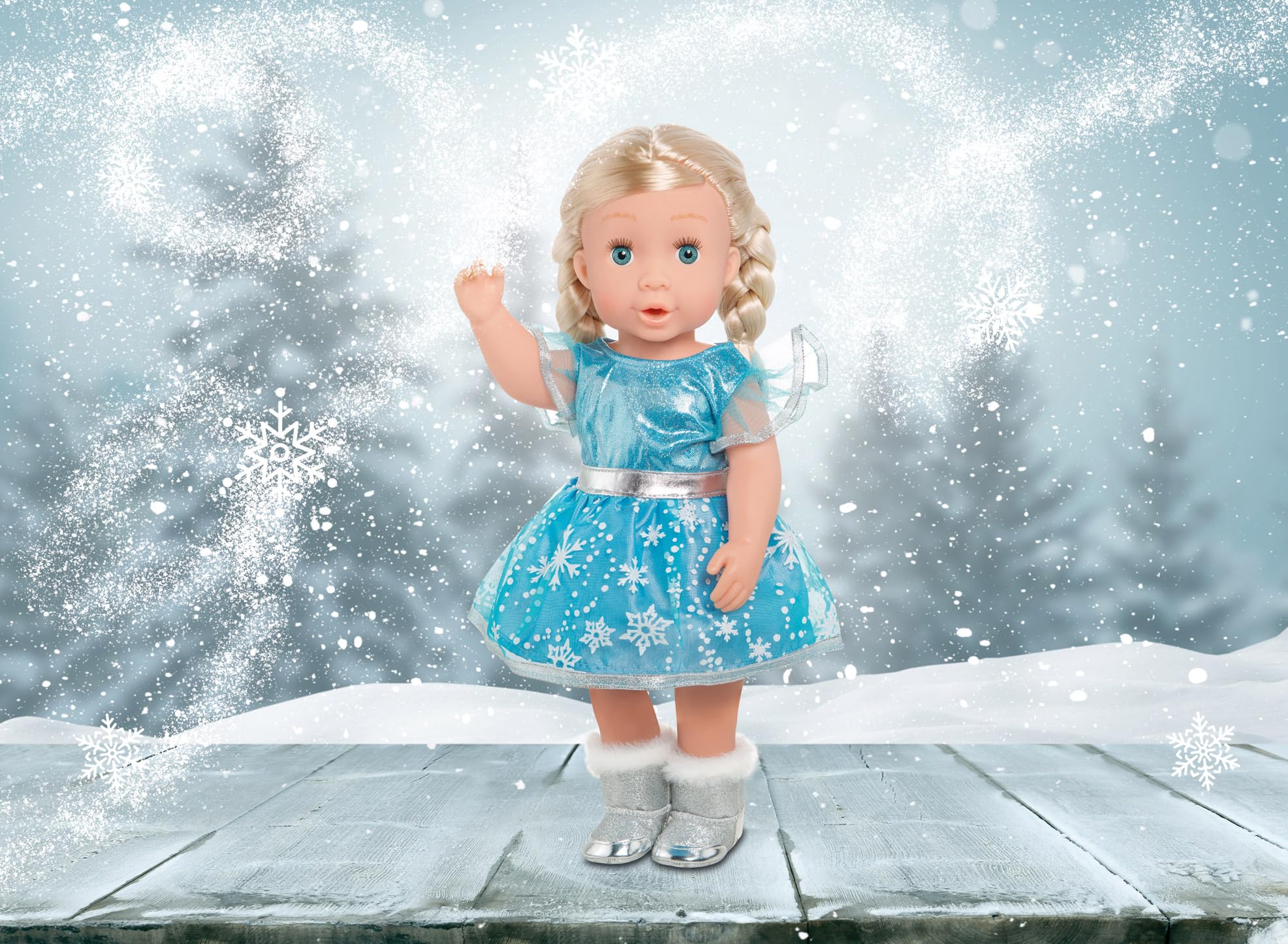 Image secondaire de Heless 1720 - Robe de poupée Princesse de Glace Taille 28-35 cm