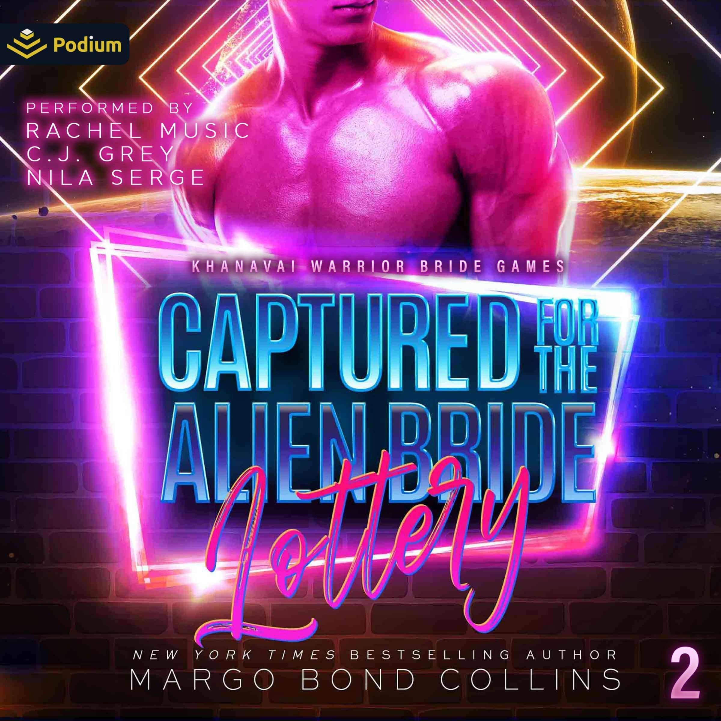 Cover art for Captured for the Alien Bride Lottery