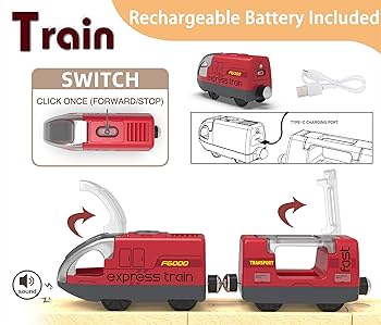 Amazon | トイトレインセット リモートコントロール機関車列車