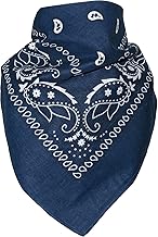 Harrys-Collection extra großes Bandana 100% Baumwolle! 70x70 cm