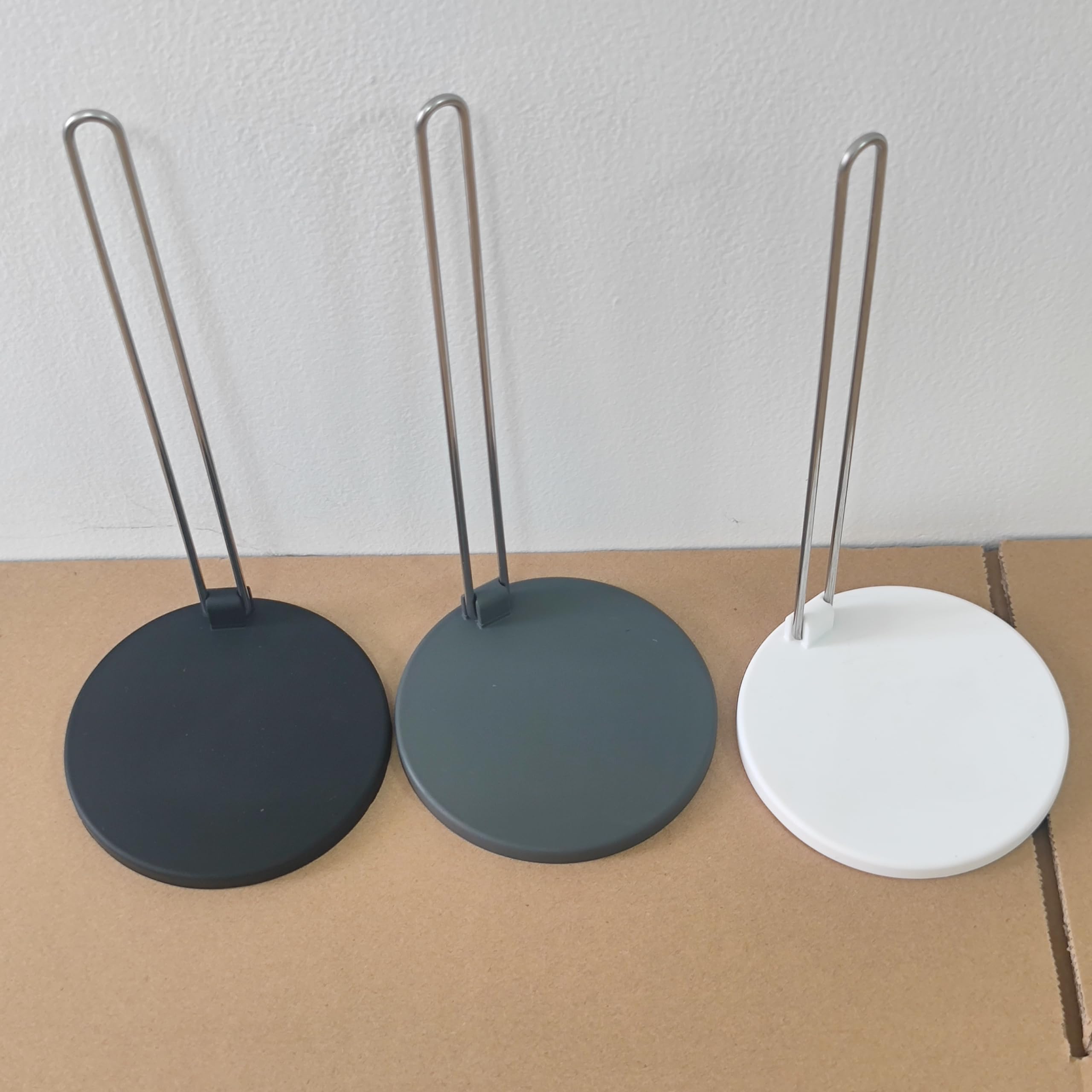 Limvoo Tumbler Lid Organizer Faltbarer Becherdeckel Aufbewahrungsregal Kreisförmiger Base Cup Deckel Aufbewahrungsschale Deckel Organizer Universal Cup Deckel Lagerung(grau-Eins)