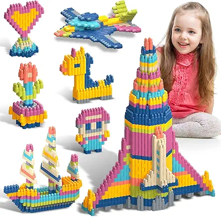 Kids 1120pcs Building Blocks Set Educational STEM Building...