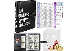 Saving Book: Save Money with Hyperzoo Envelopes Binder