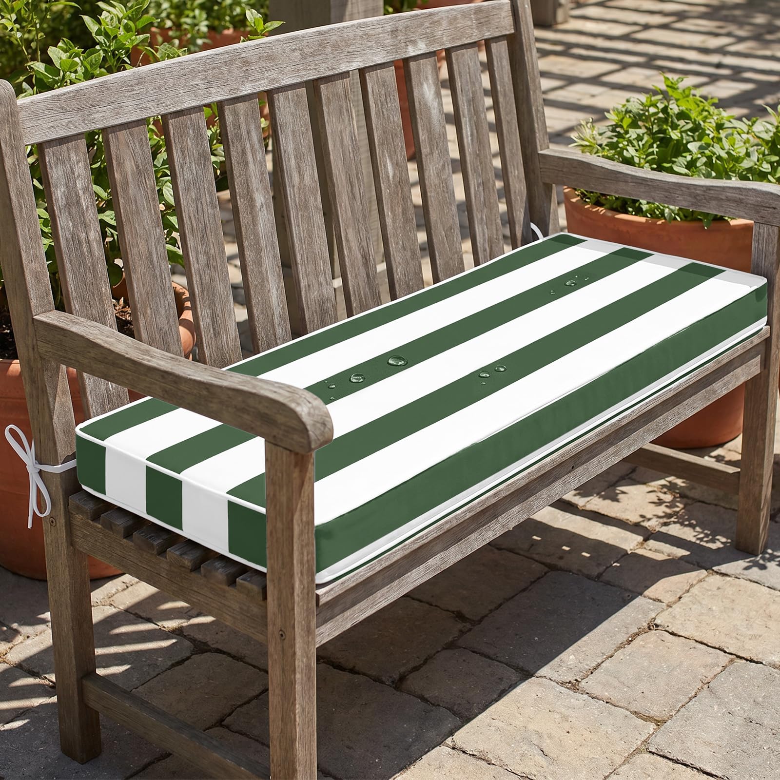Outdoor Bench Cushion,Waterproof Outdoor Seat Pad,Thick Bench Seat Cushion