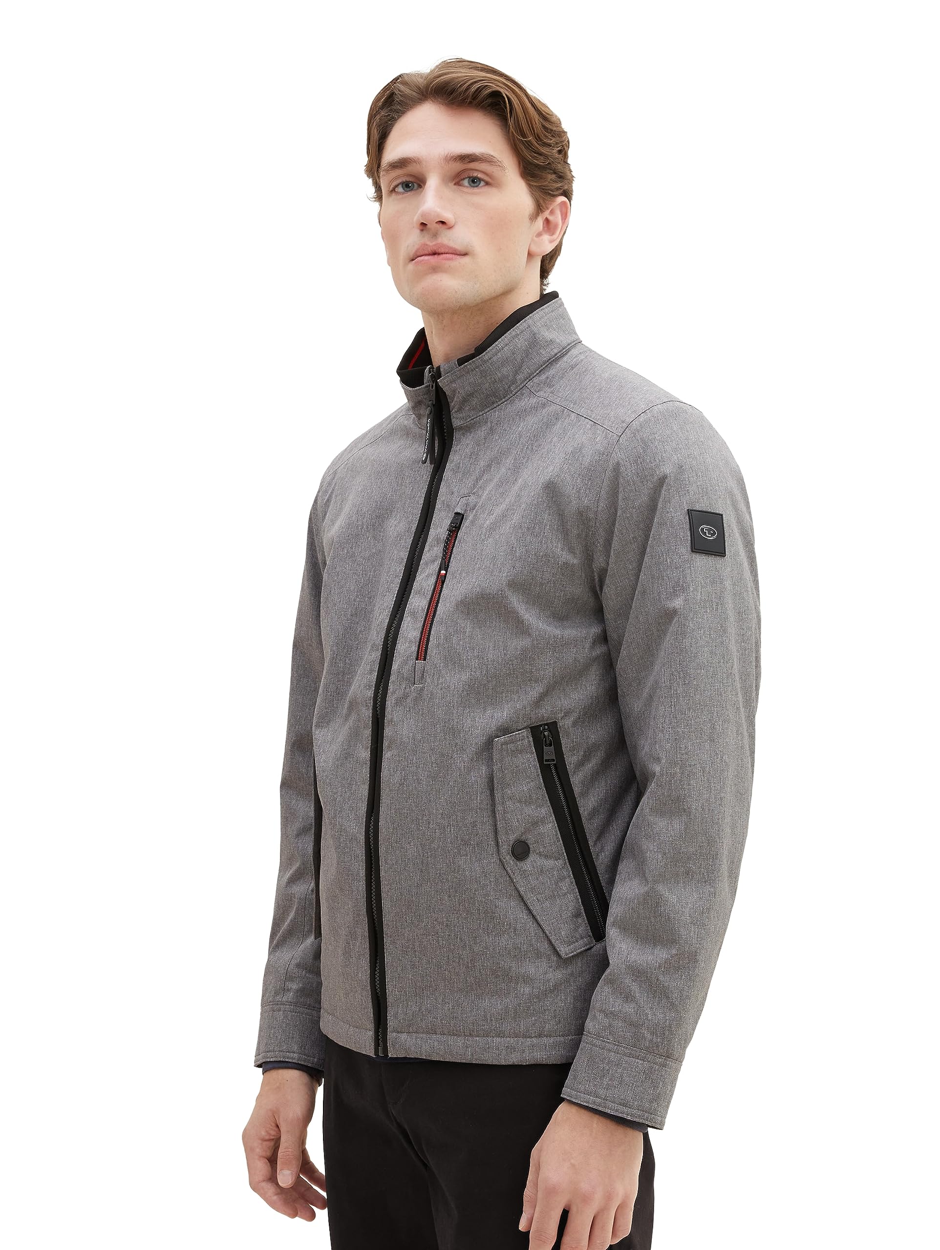 TOM TAILOR Herren Jacke mit Stehkragen