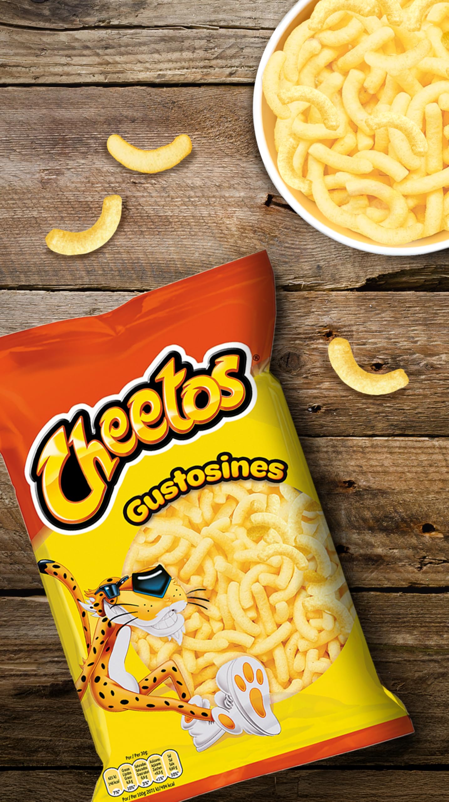 Cheetos Gustosines Sal Aperitivo Maíz Horneado 75g