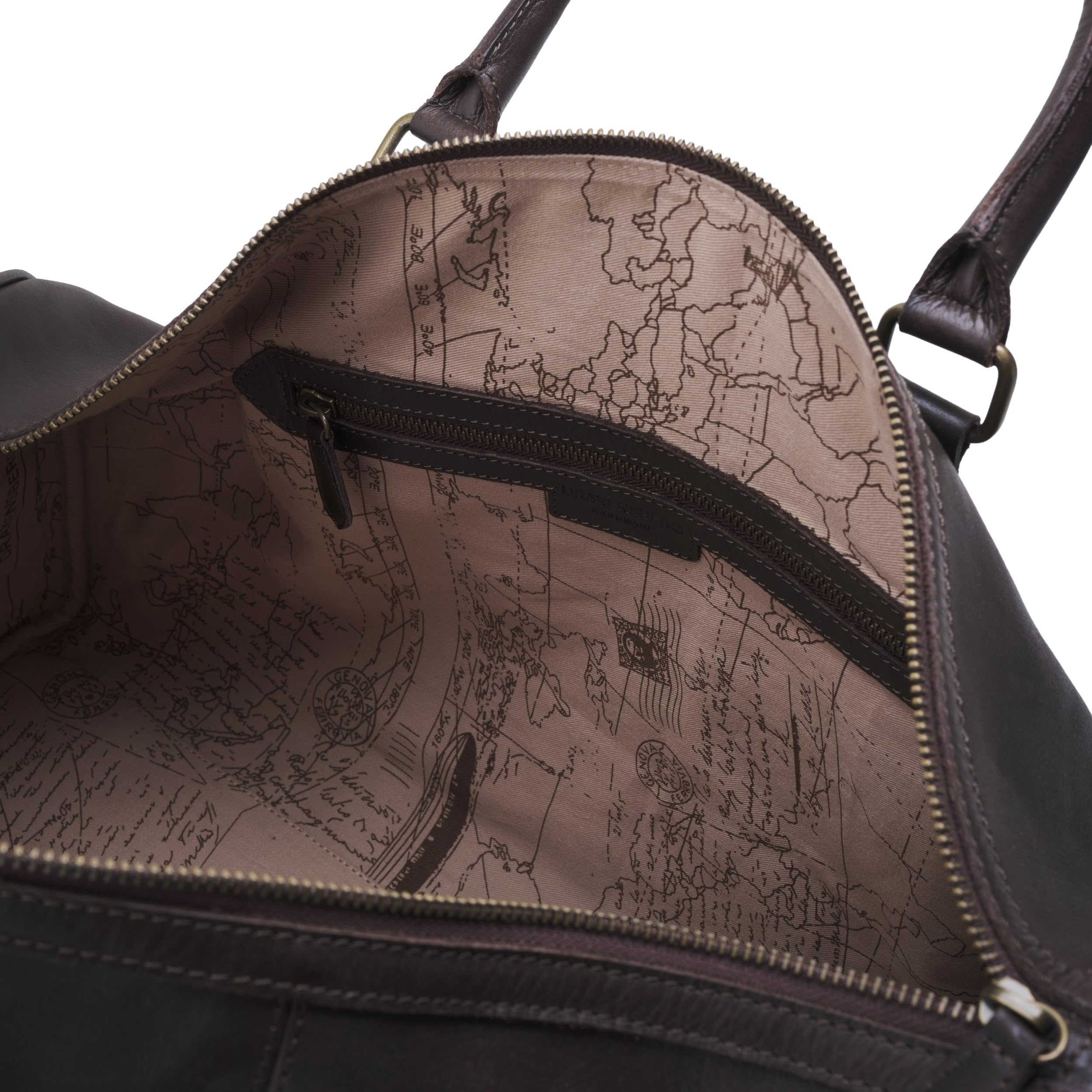 DRAKENSBERG Weekender 'John' - Bolsa de viaje de piel para hombre y mujer, 40 L