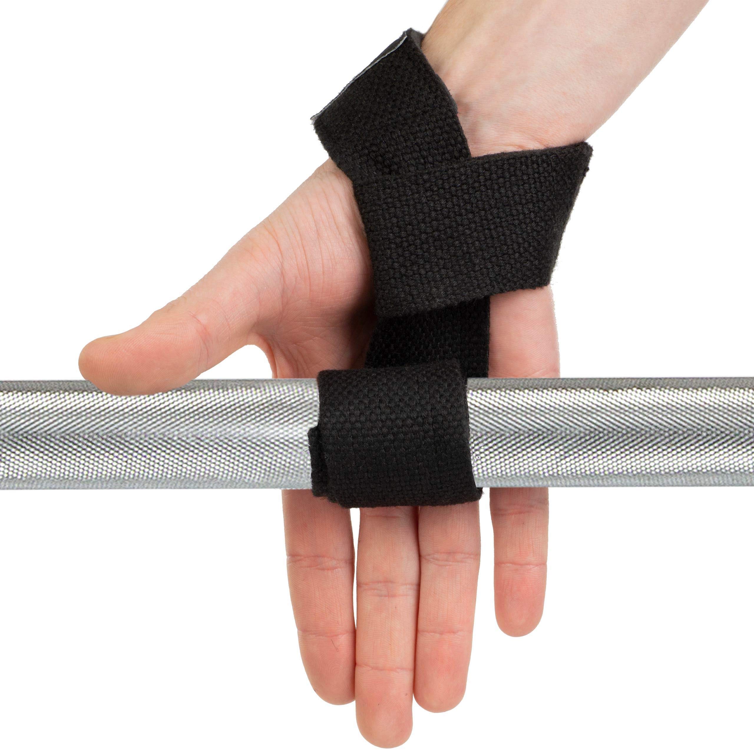 Sangles De Levage SINOVATI 100% Coton - Pour Musculation, Fitness, Traction - Paire De 60 Cm