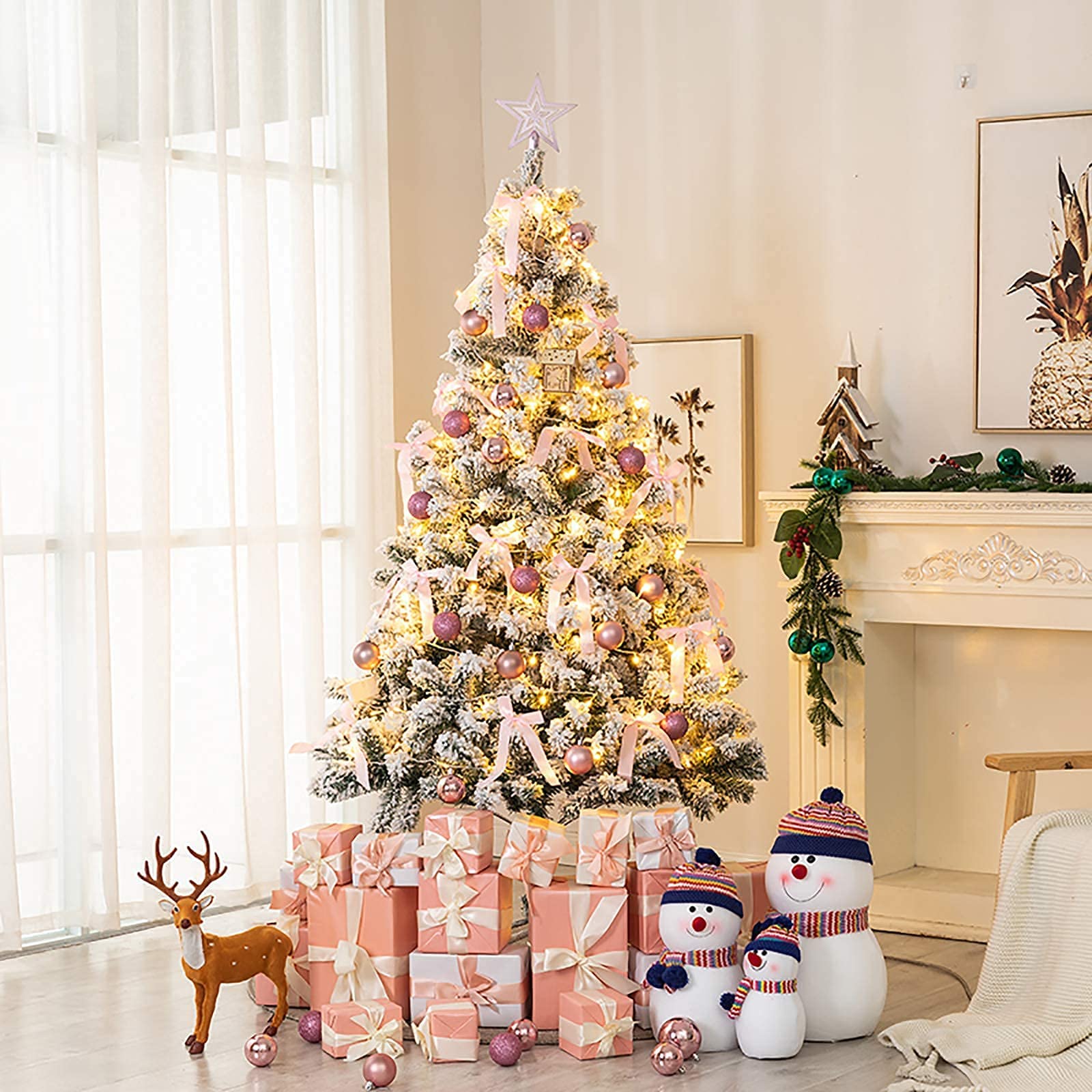 210cm人工 クリスマスツリー  オーナメント盛りだくさん‼️ 210cm人工 クリスマスツリー オーナメント盛りだくさん‼️ 210cm