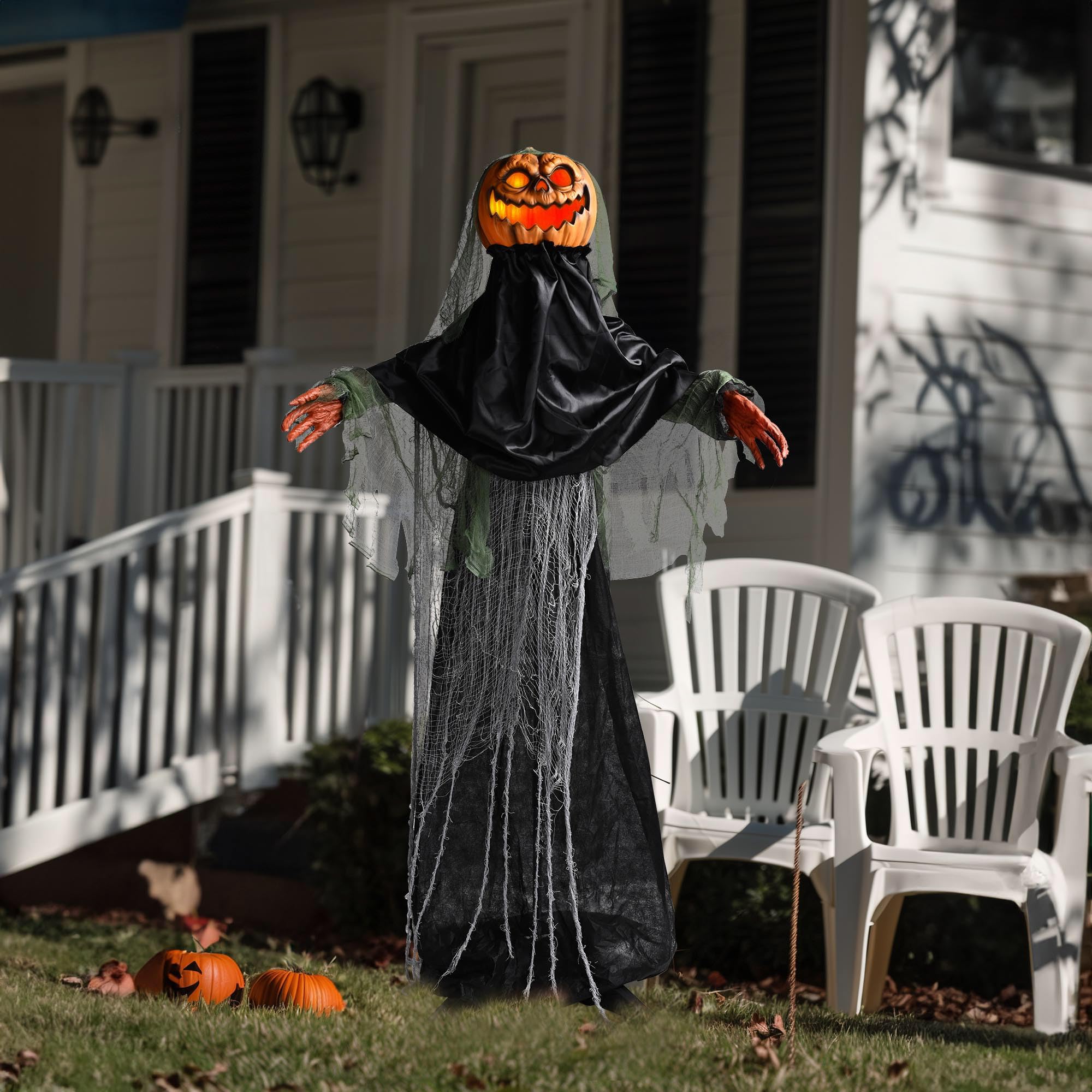 Decorazione animata di Halloween a forma di dottore dell'orrore con