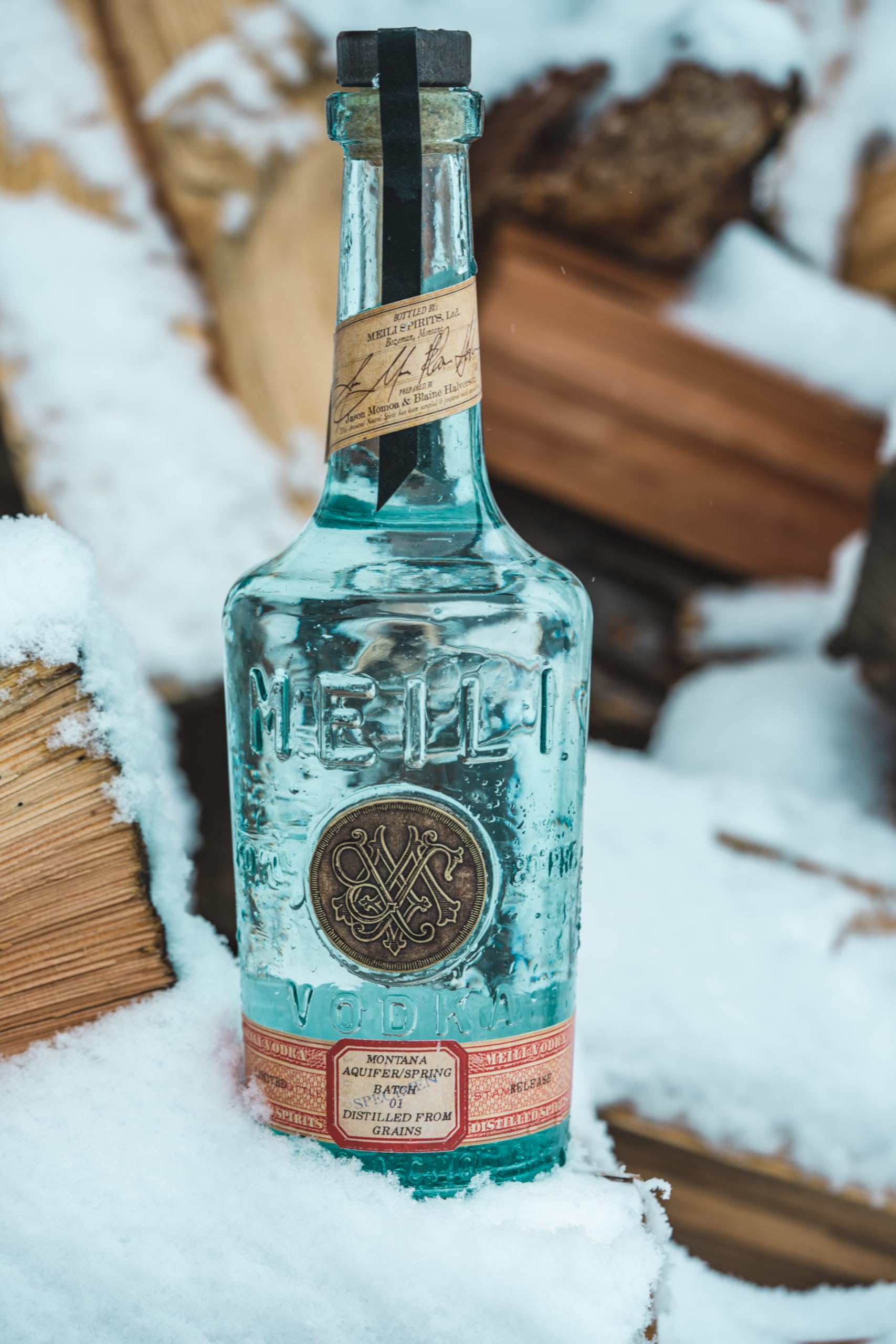 MEILI Vodka by Jason Momoa & Blaine Halvorson 40% vol Premium-Wodka Mehrfach filtriert
