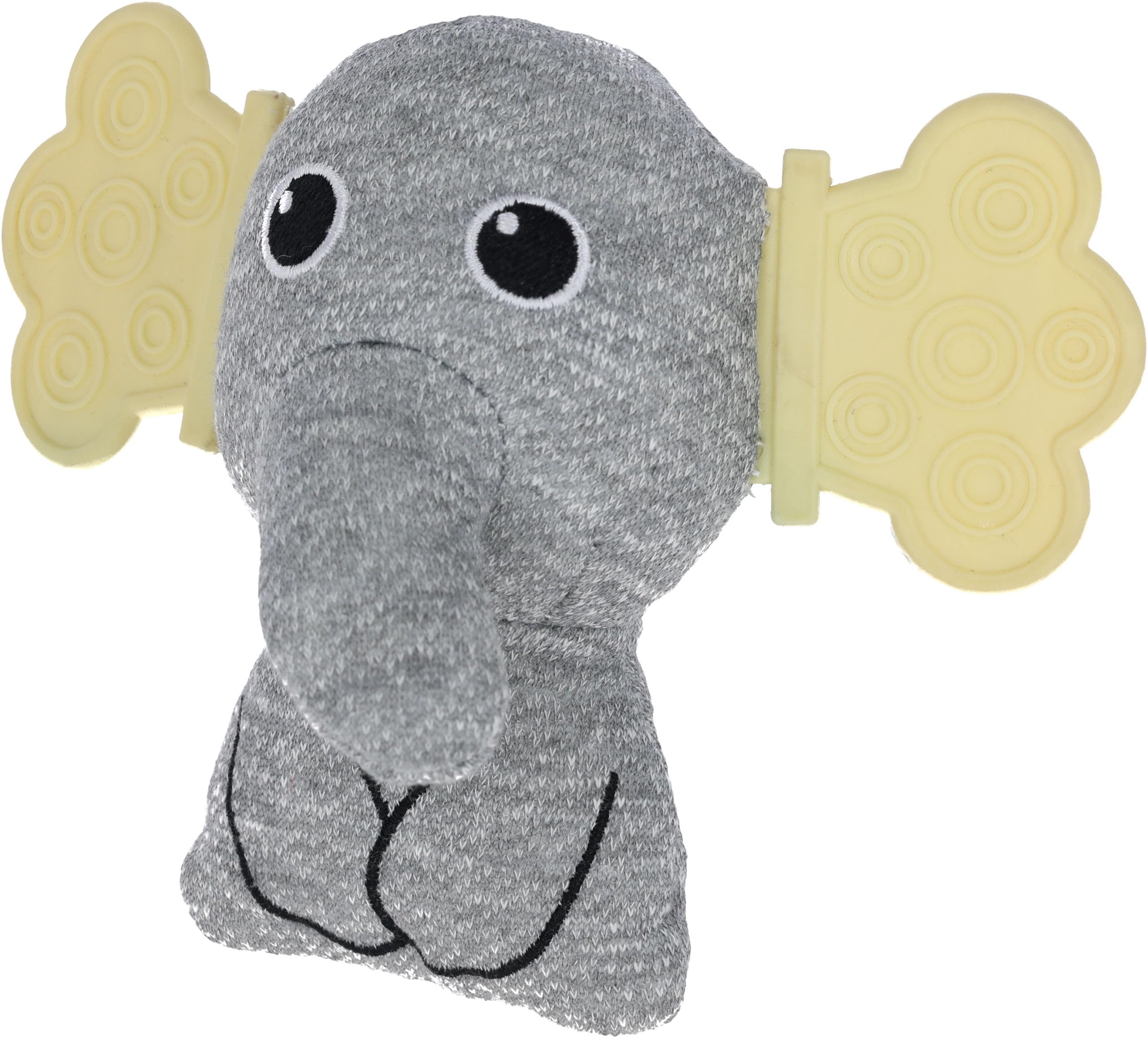 Kerbl Pet Puppy Toy Elephant Yellow/Grey